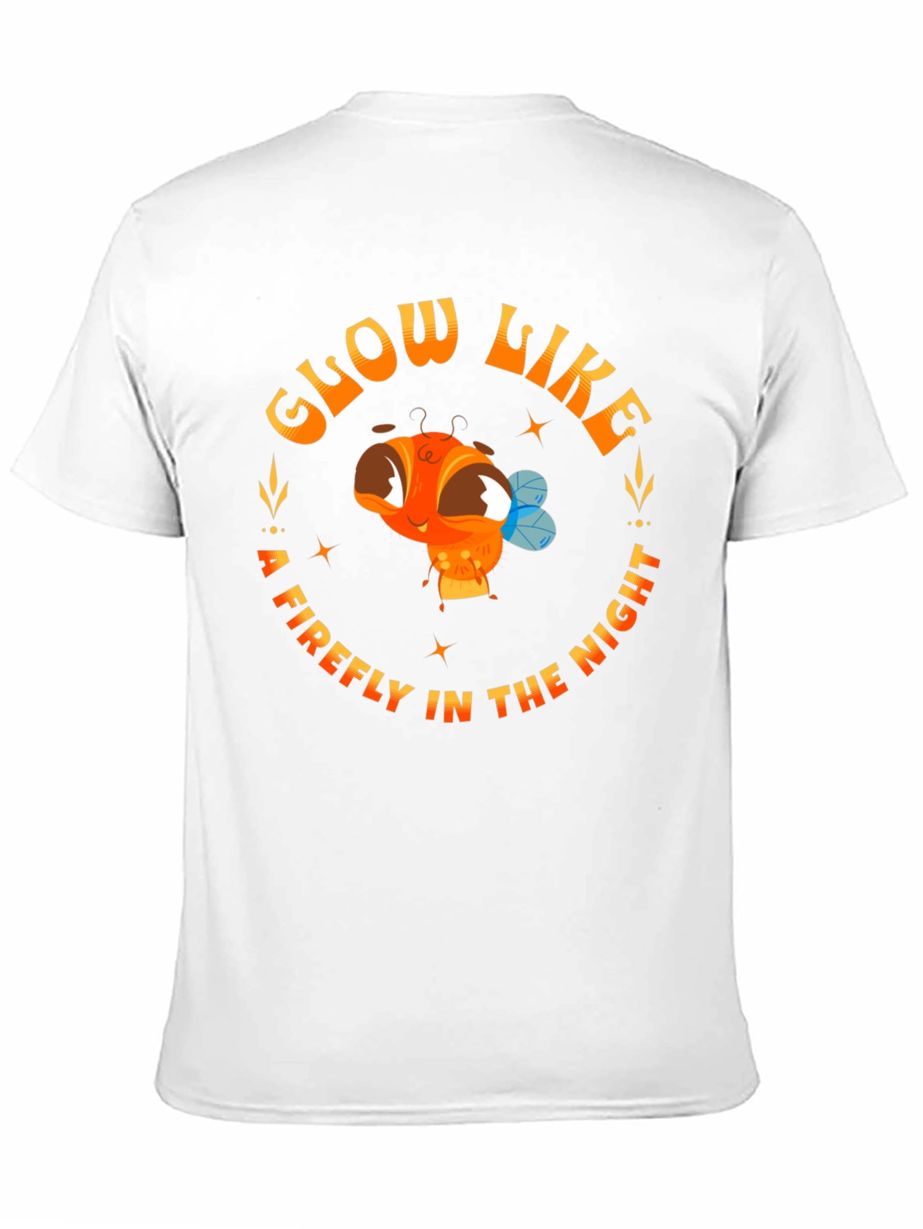 Glow Like A Firefly Black Graphic Tee - 11