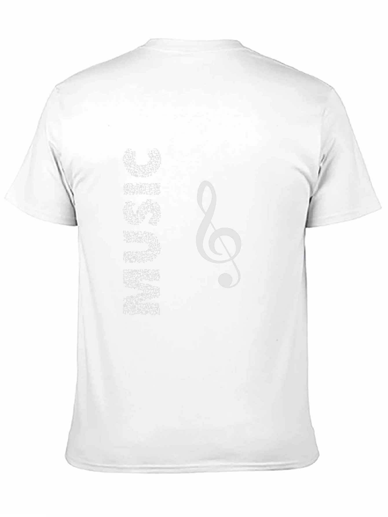 Black Music Note Graphic Black T-Shirt view 11
