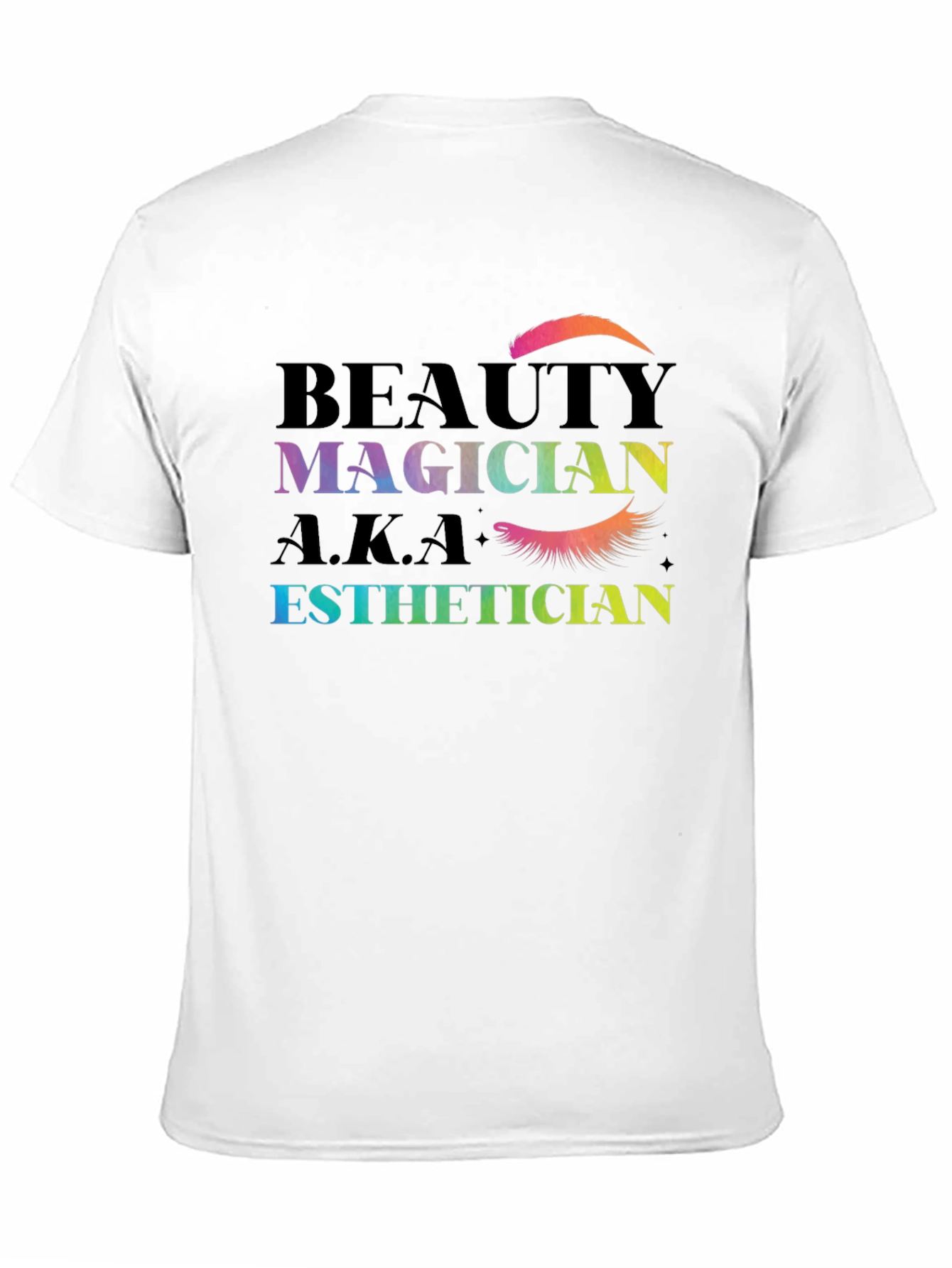 Black Beauty Magician Esthetician T-Shirt view 11