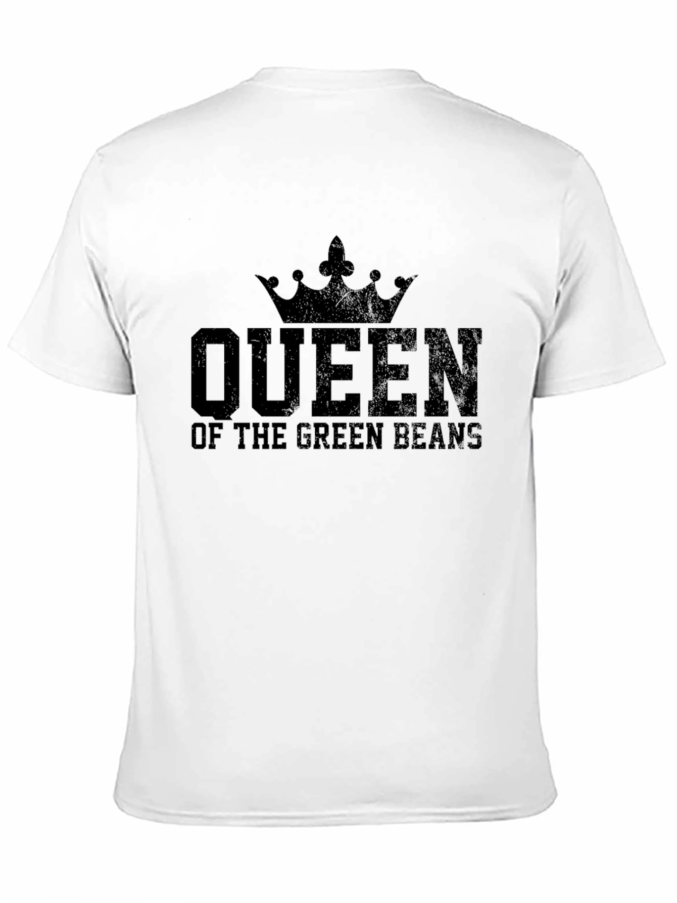 Black Queen of the Green Beans Funny T-Shirt view 11