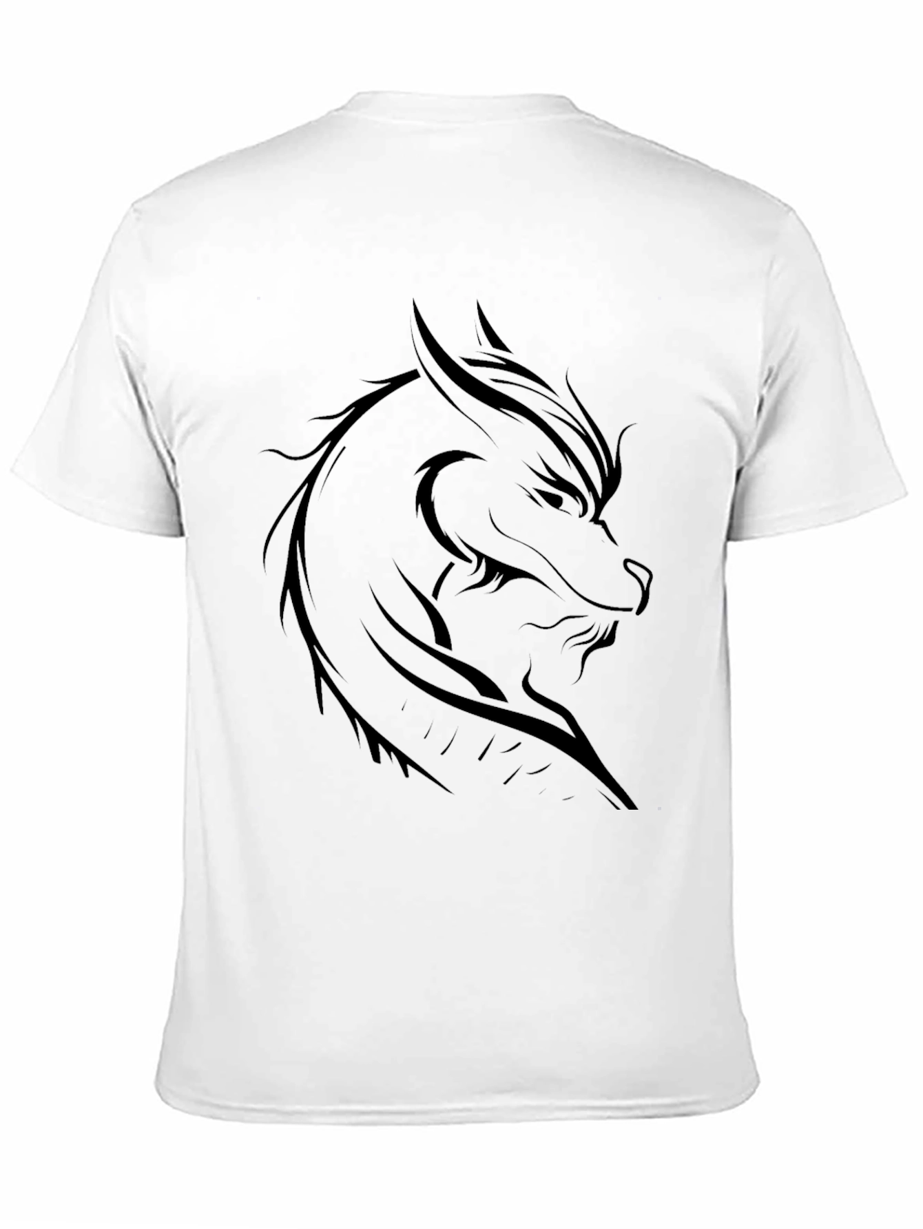 Black Dragon Graphic T-Shirt - Men's Black Tee view 11