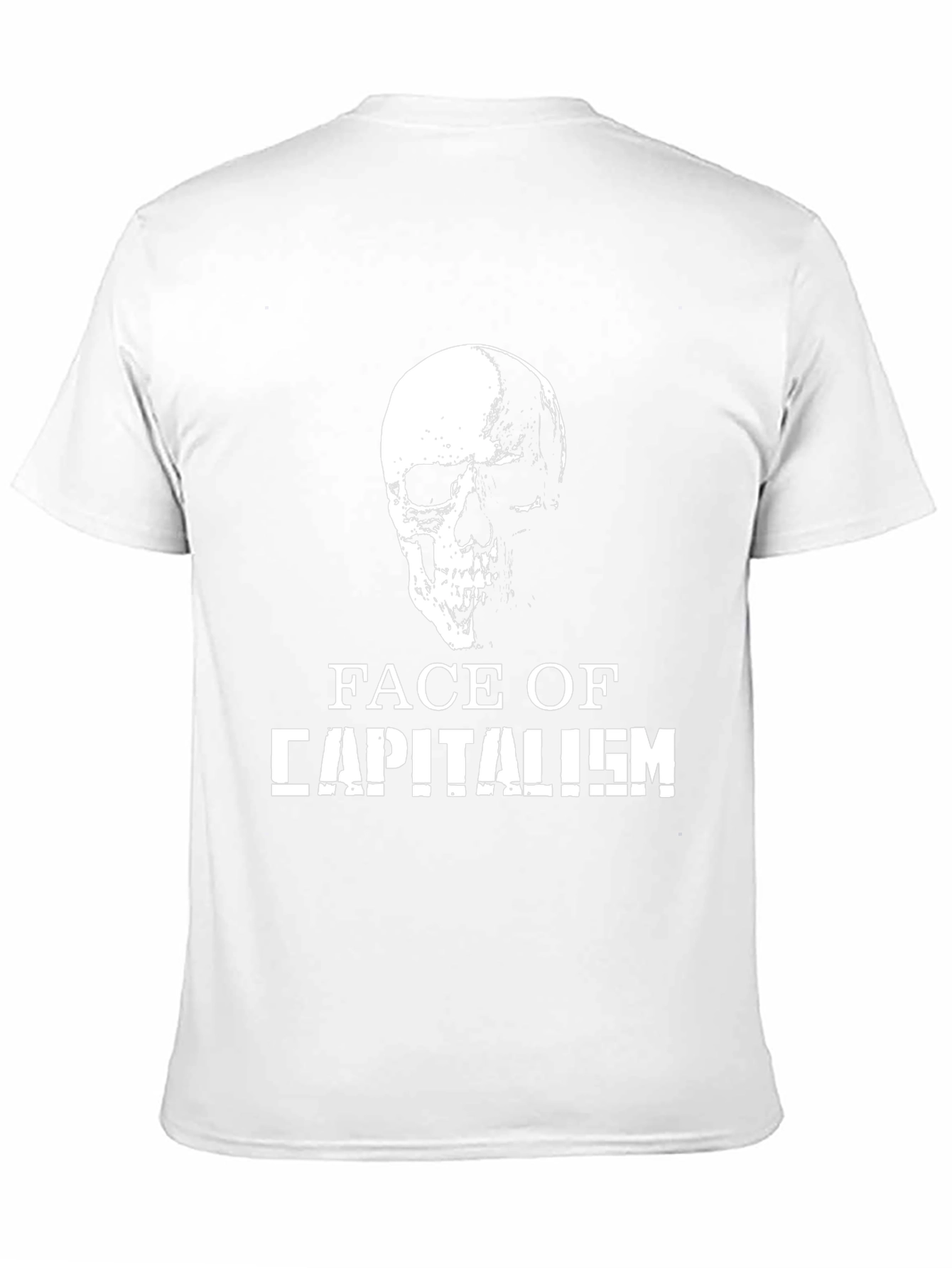 Black Face of Capitalism Black T-Shirt view 11