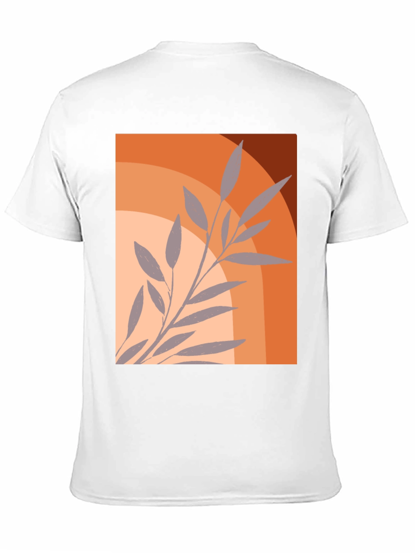Black Botanical Graphic Tee - Modern Plant Design view 11