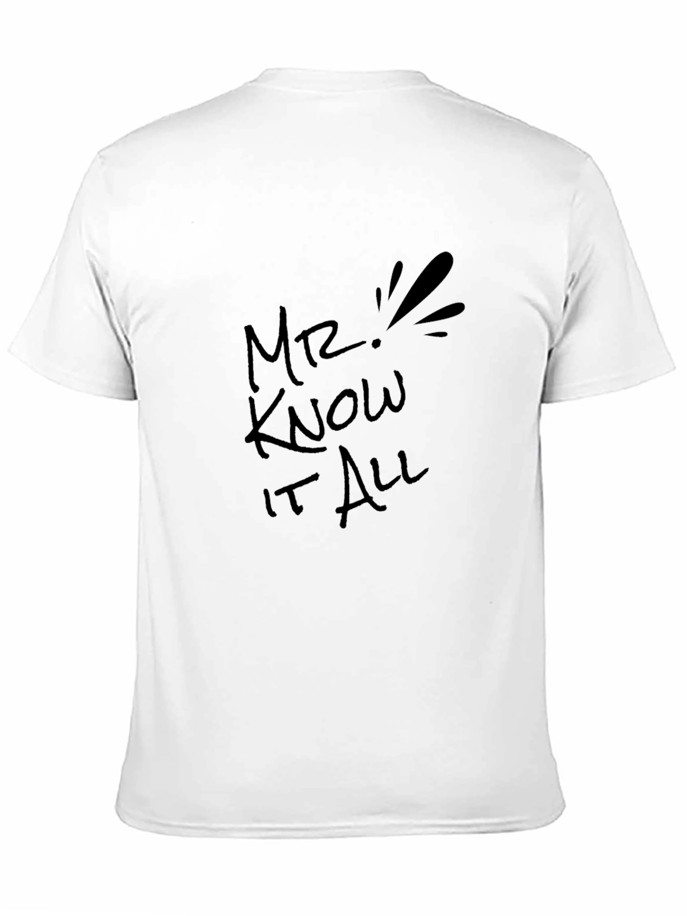 Black Mr. Know It All Black Tee view 11