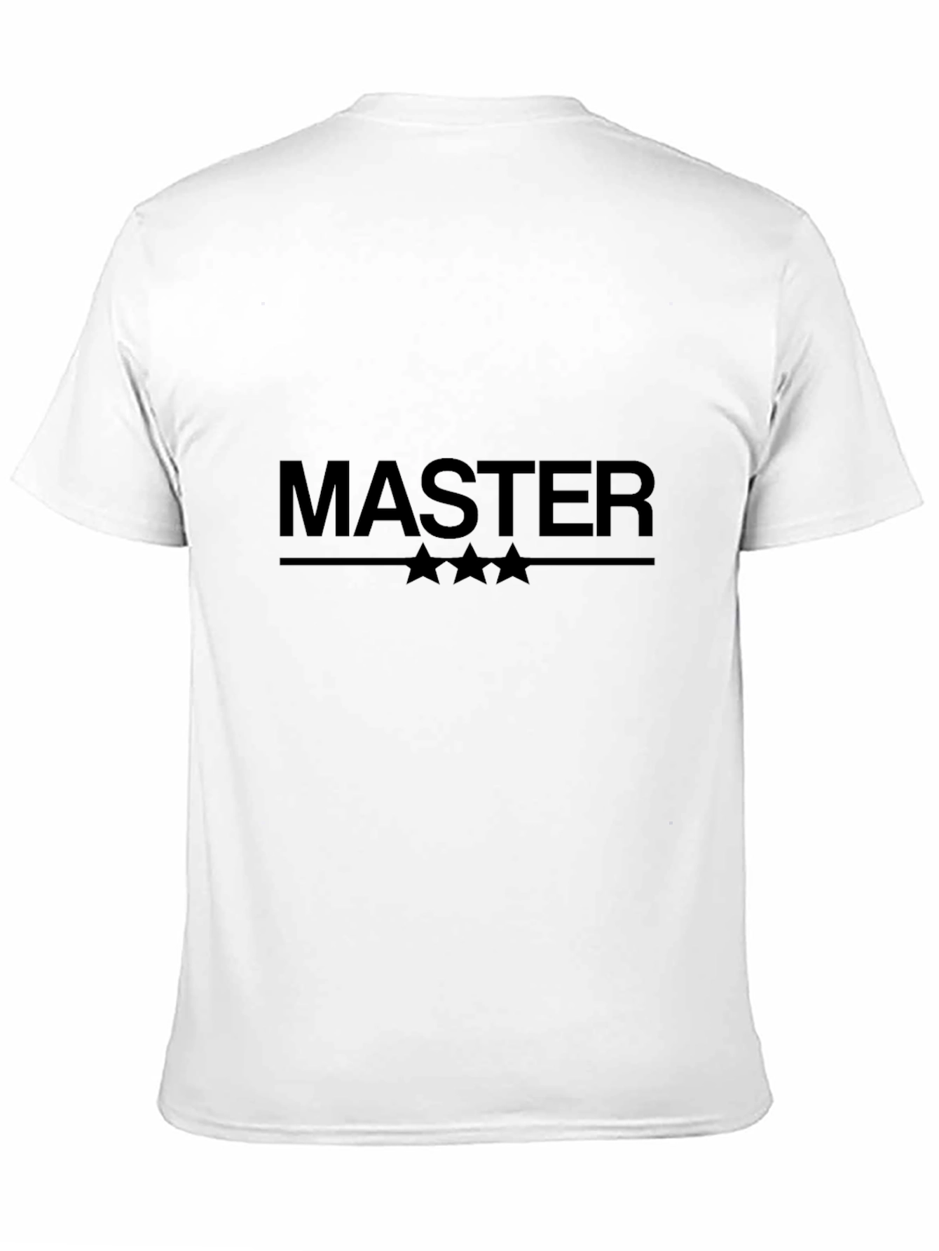 Black Master Graphic Tee - Stylish Black Cotton Blend view 11
