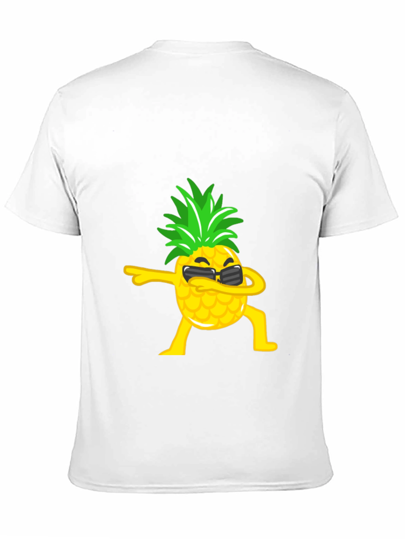 Black Dabbing Pineapple Graphic Tee - Black T-Shirt view 11