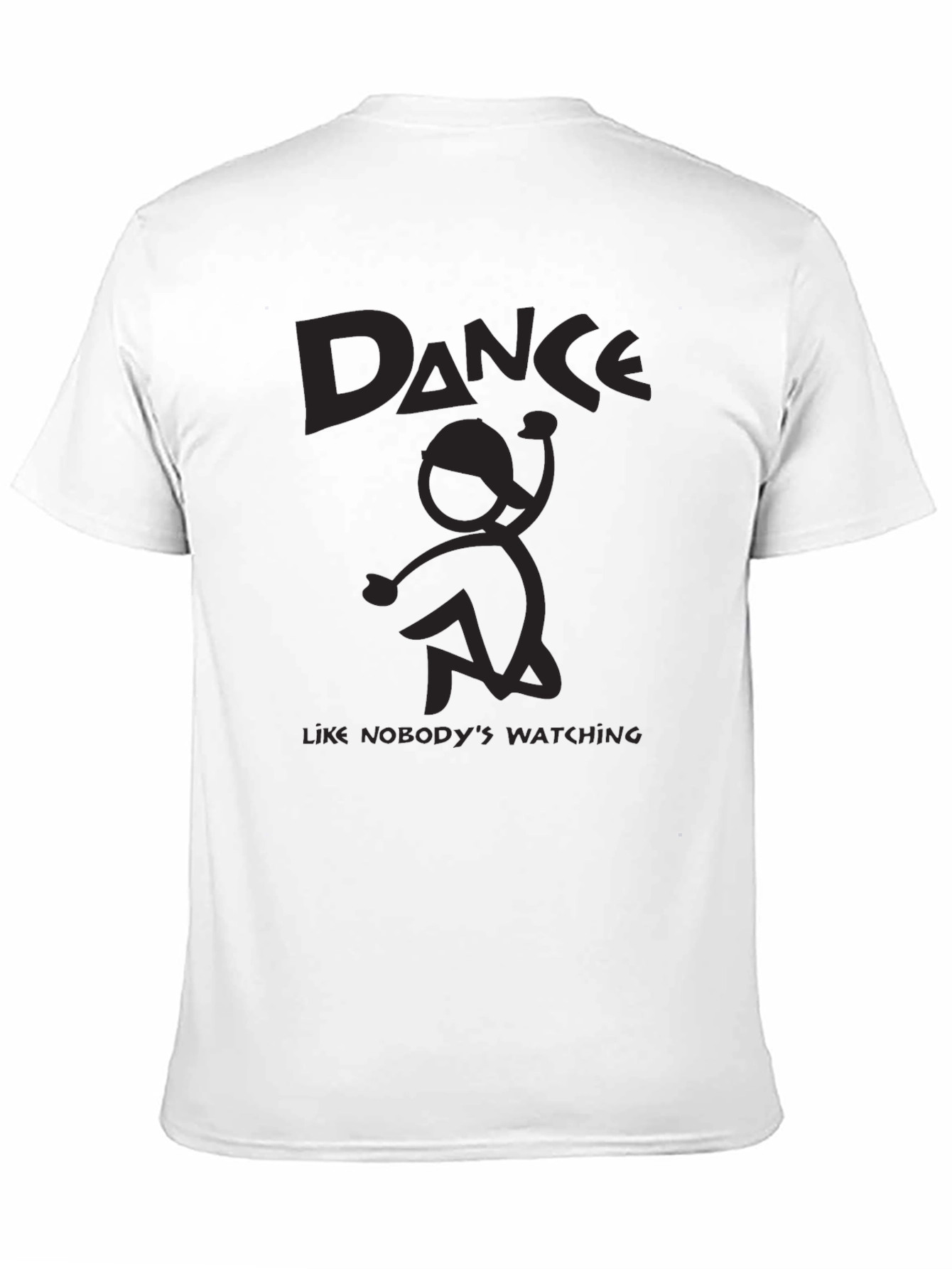 Black Dance Like Nobody's Watching Graphic Tee view 11