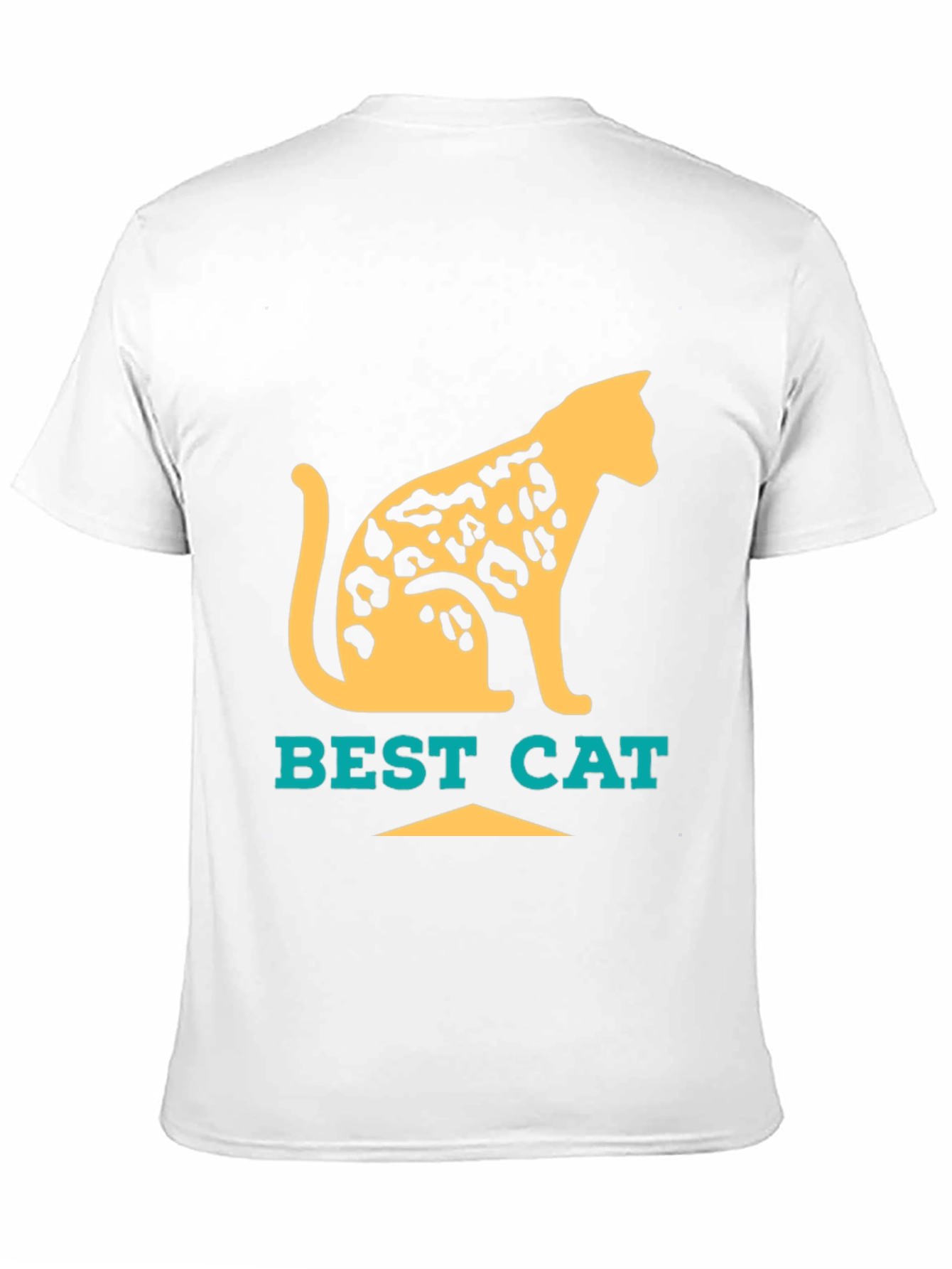 Black Best Cat Leopard Print T-Shirt - Cool Graphic Tee view 11