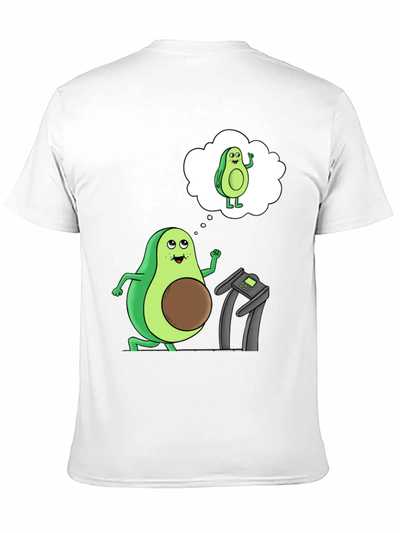 Black Avocado Gym Humor T-Shirt view 11