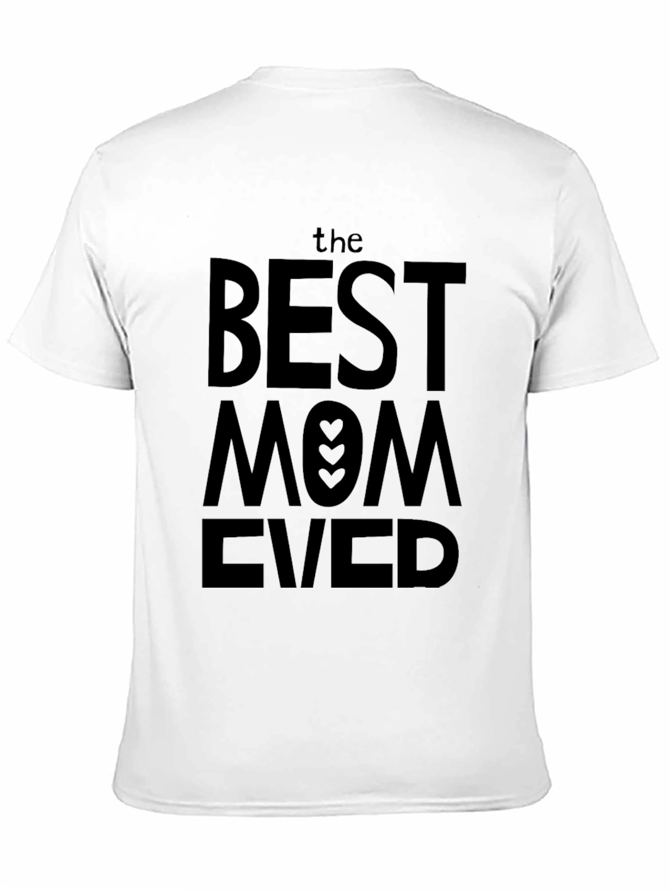 Black Best Mom Ever T-Shirt - Black view 11