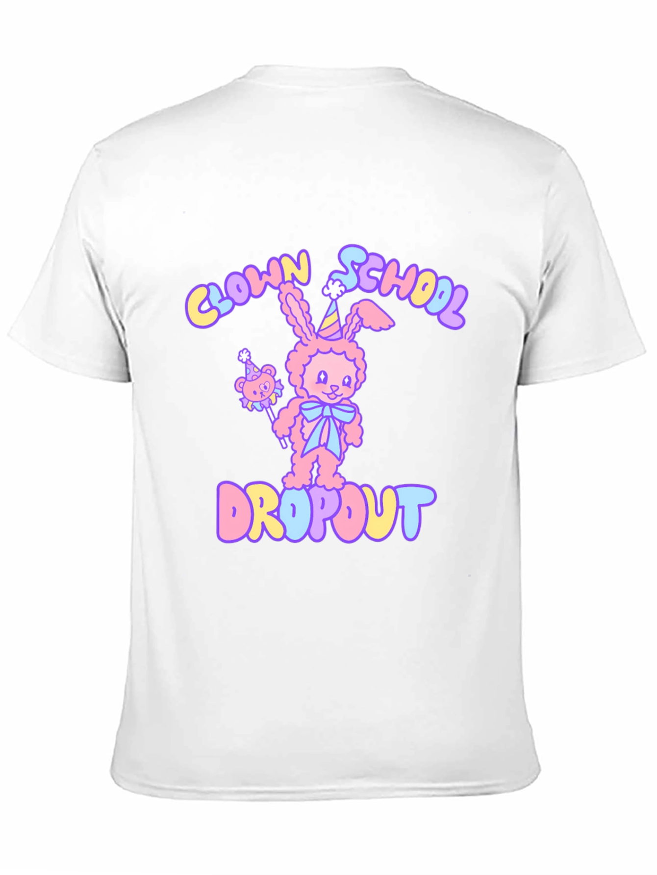 Black Clown School Dropout Graphic T-Shirt view 11