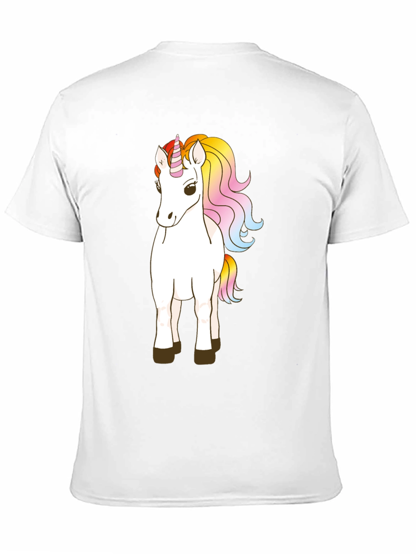 Black Unicorn Graphic Tee - Black Cotton Blend Comfort view 11