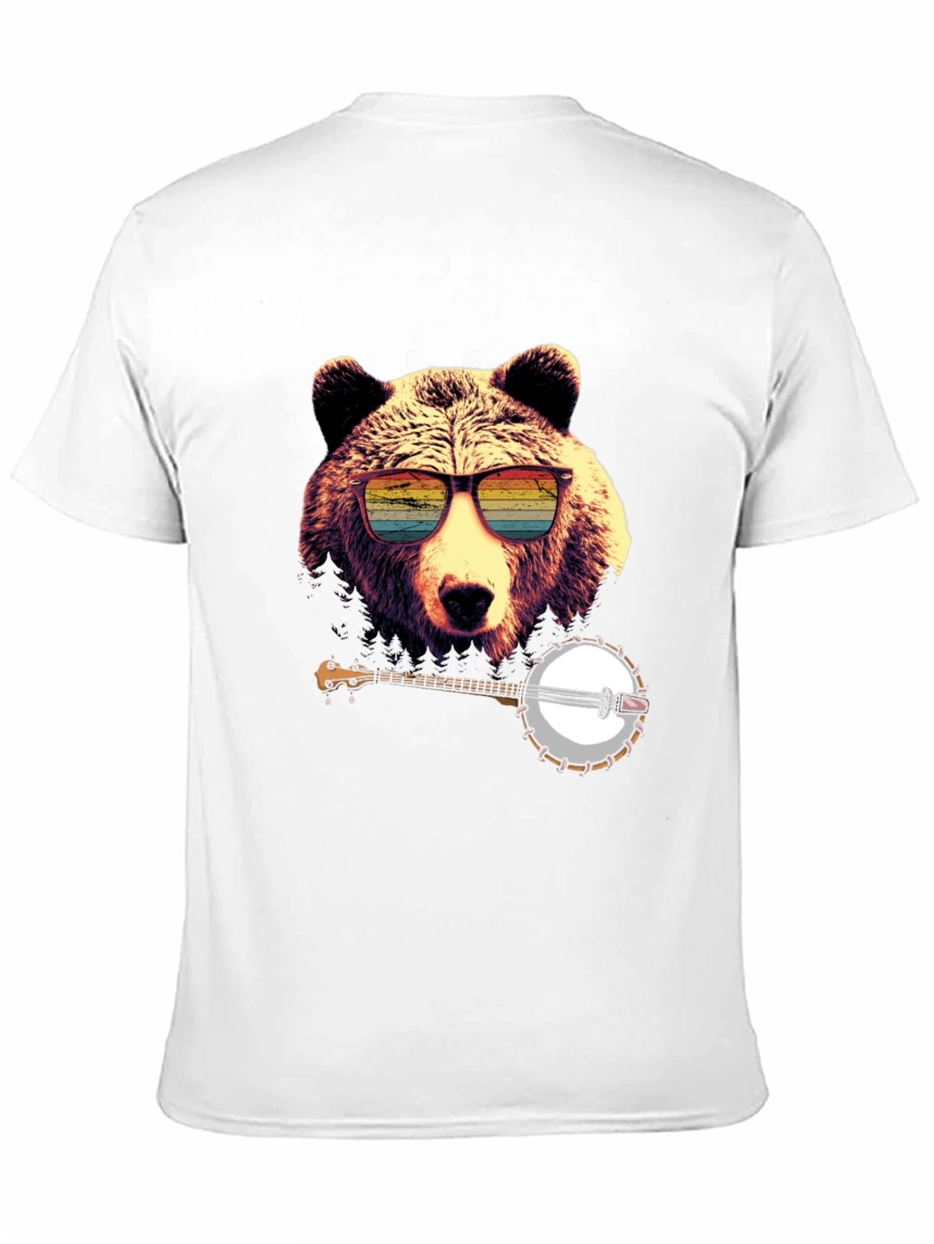 Bear with Banjo Graphic Tee - 11