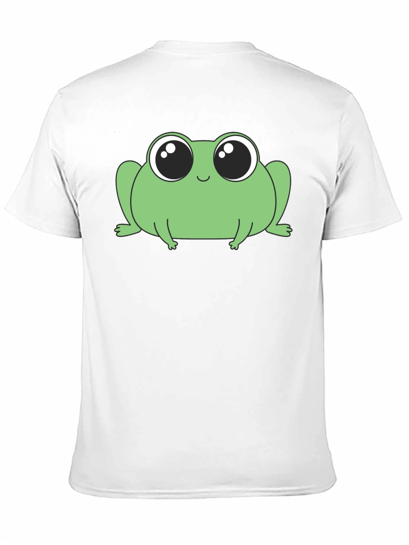 Black Cute Frog Graphic T-Shirt - Soft Cotton Blend view 11