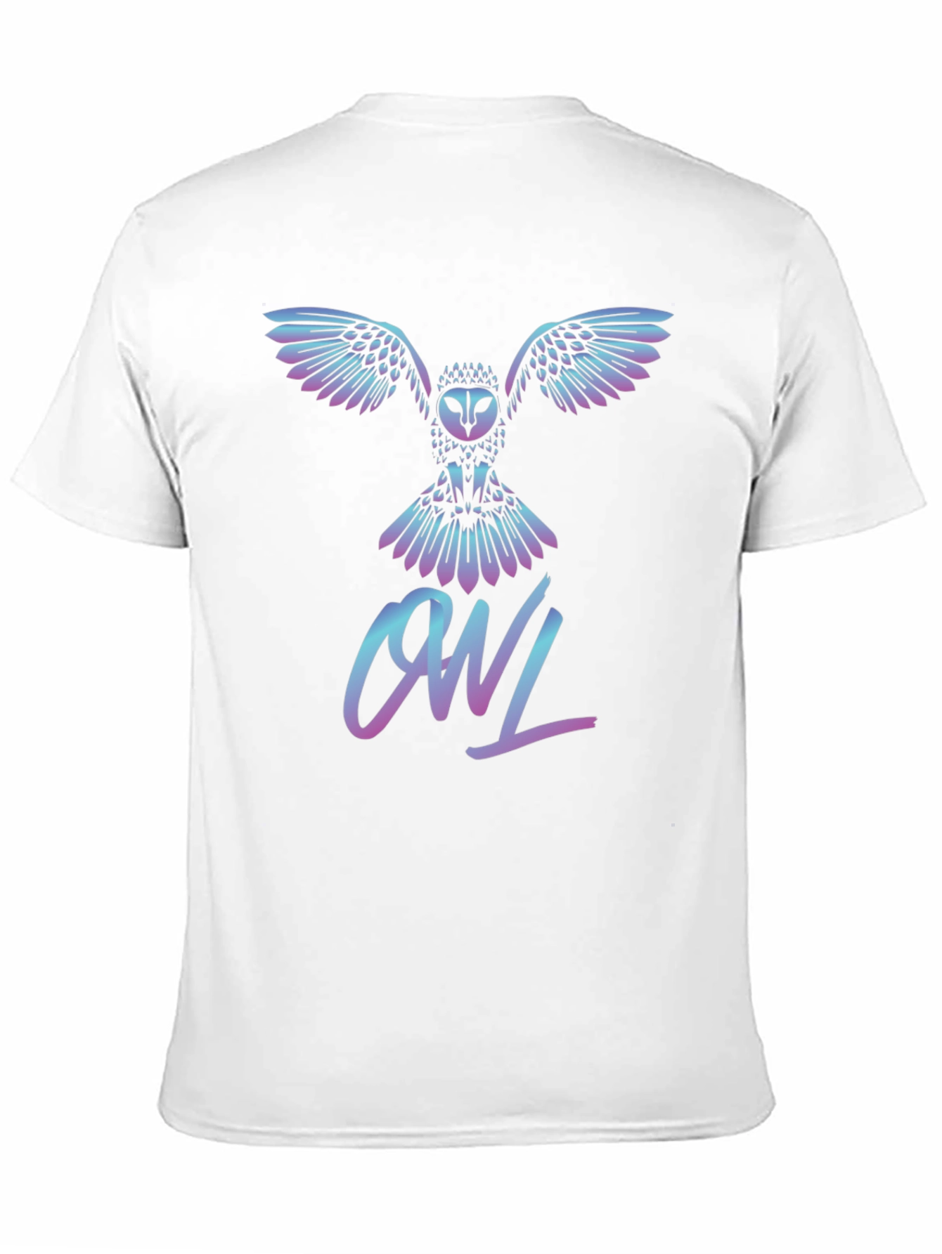 Black Owl Graphic T-Shirt - Stylish Crew Neck Tee view 11