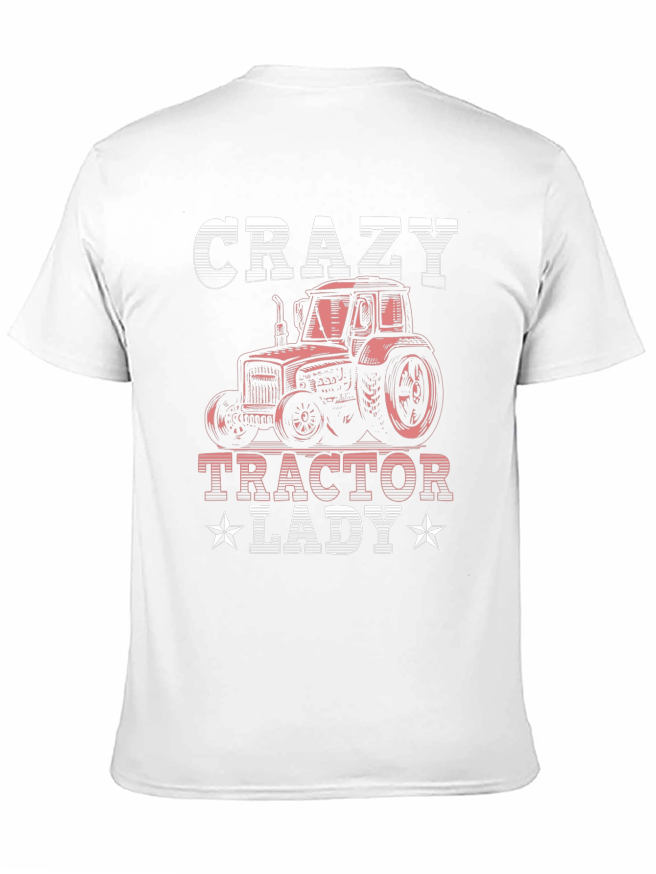 Black Crazy Tractor Lady Graphic Tee - Farm Life T-Shirt view 11