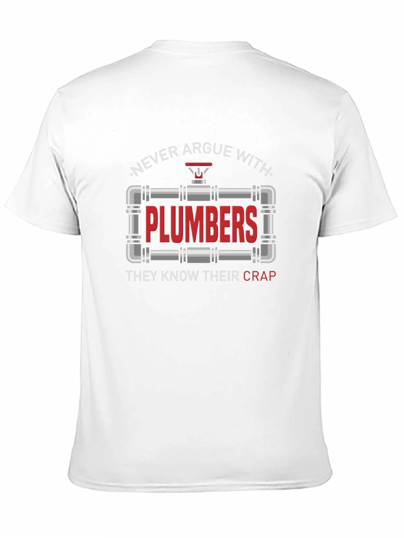 Black Plumbers Know Their Crap T-Shirt view 11
