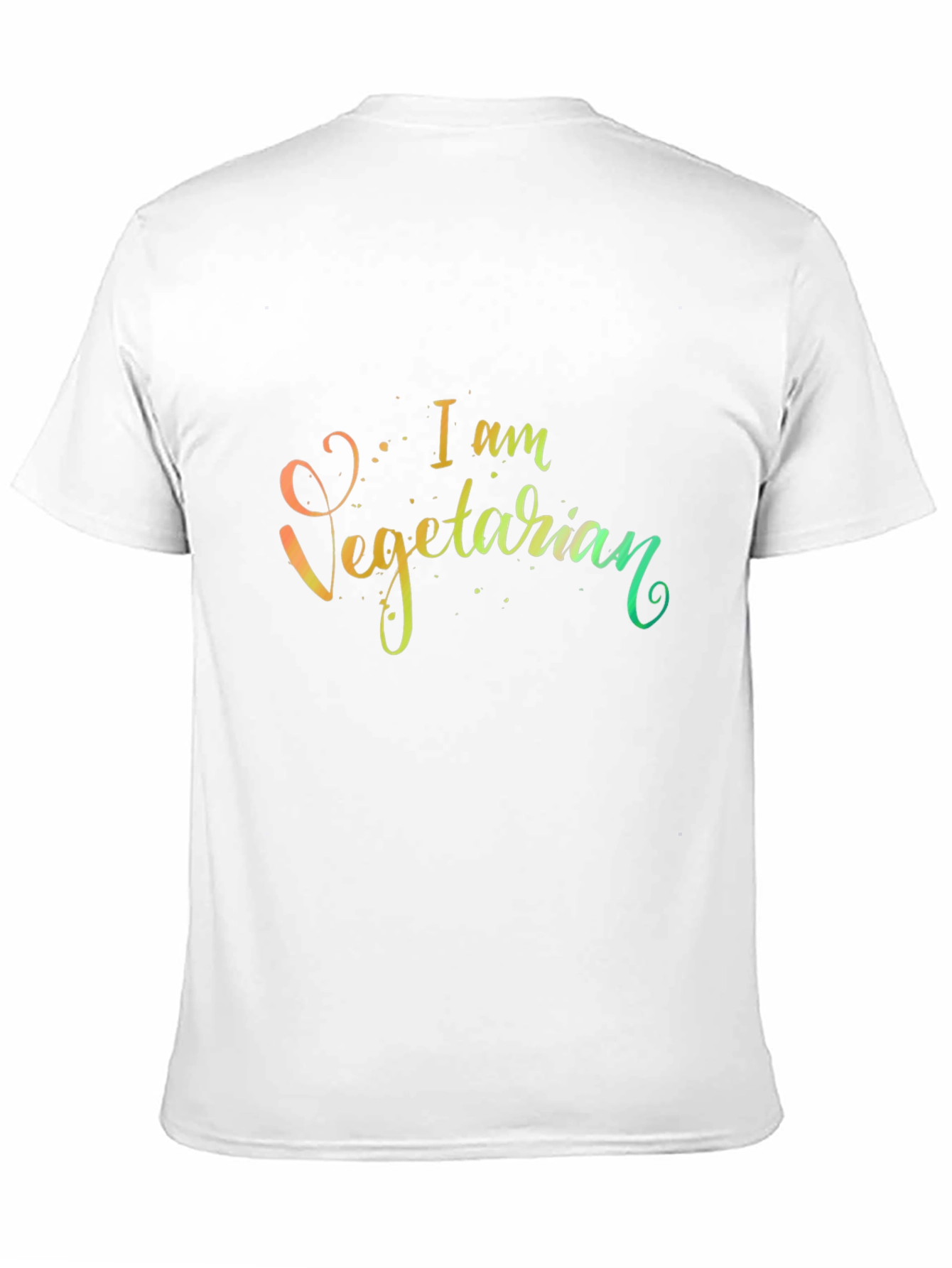 Black I am Vegetarian Graphic Tee view 11