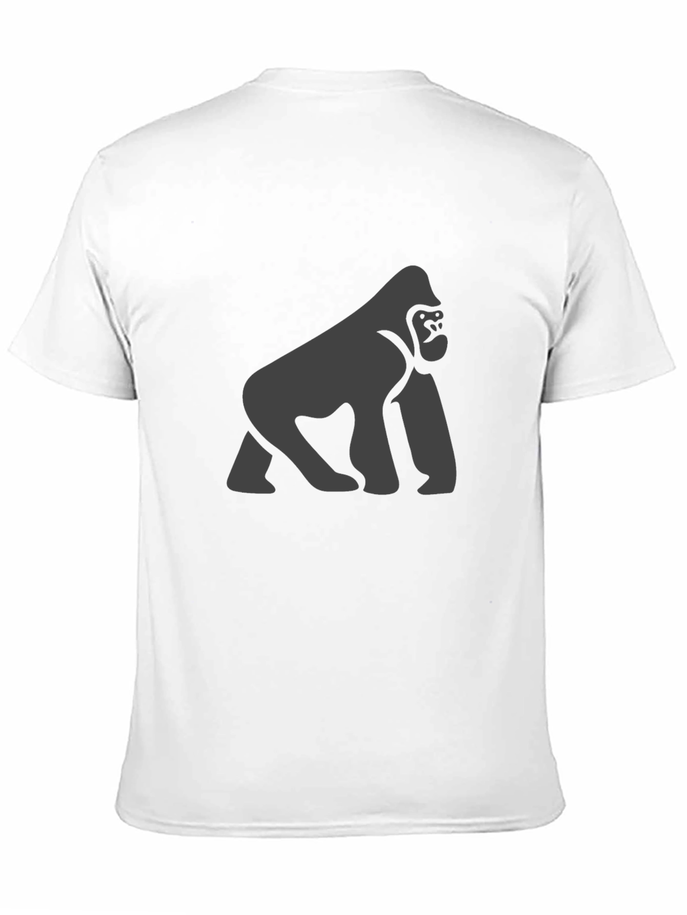 Black Gorilla Graphic Tee - Men's Black T-Shirt view 11