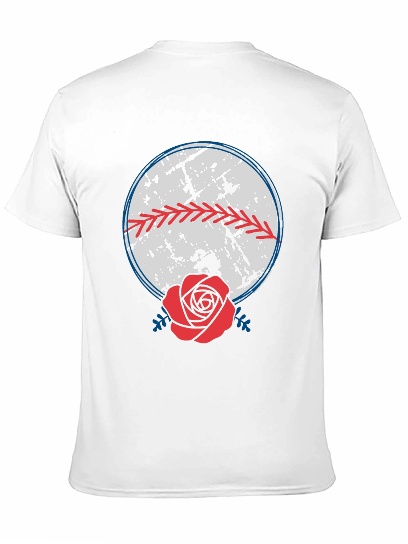 Black Baseball & Rose Graphic Tee - Stylish Comfort view 11