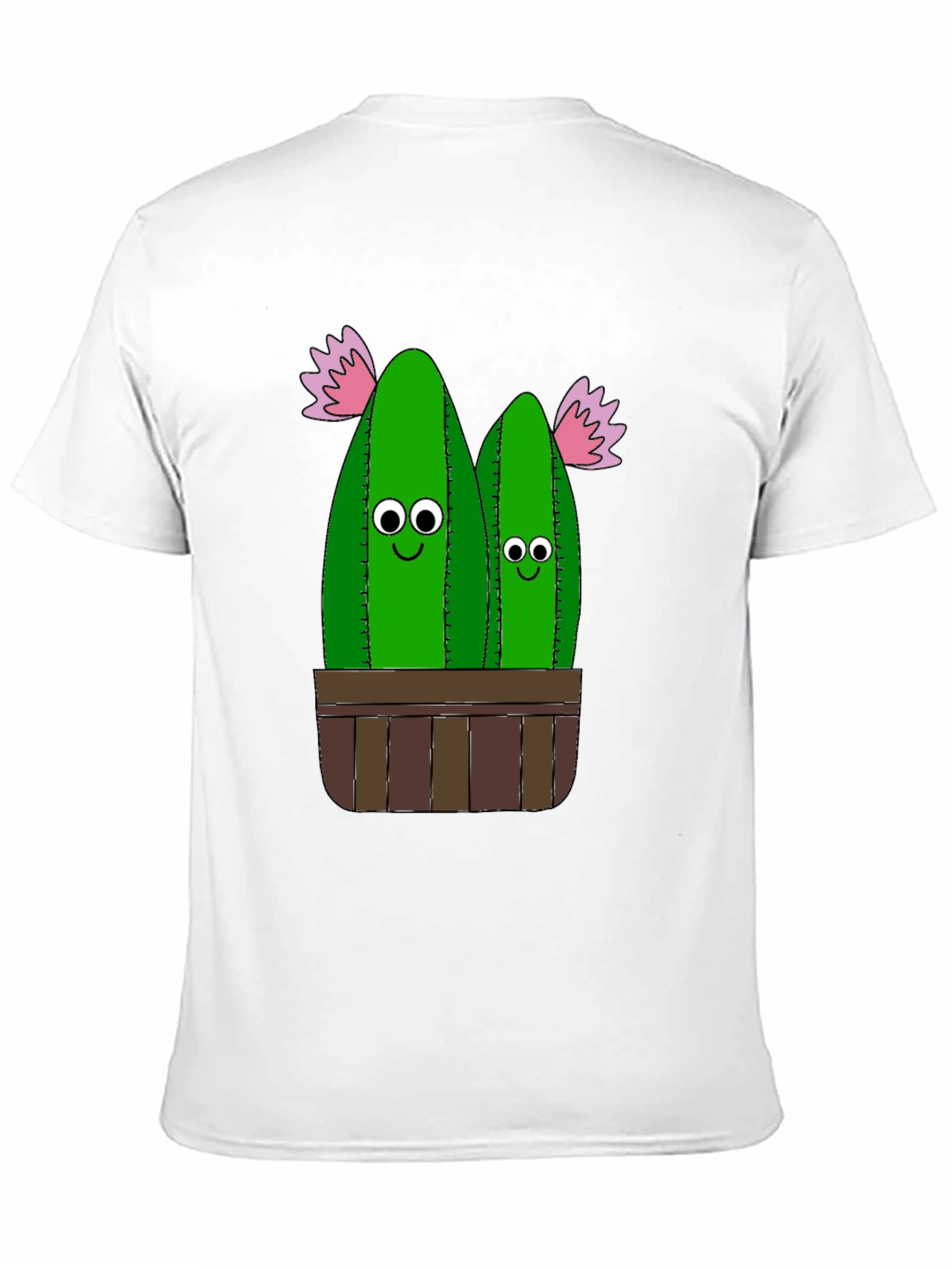 Black Funny Cactus Plant Graphic T-Shirt view 11