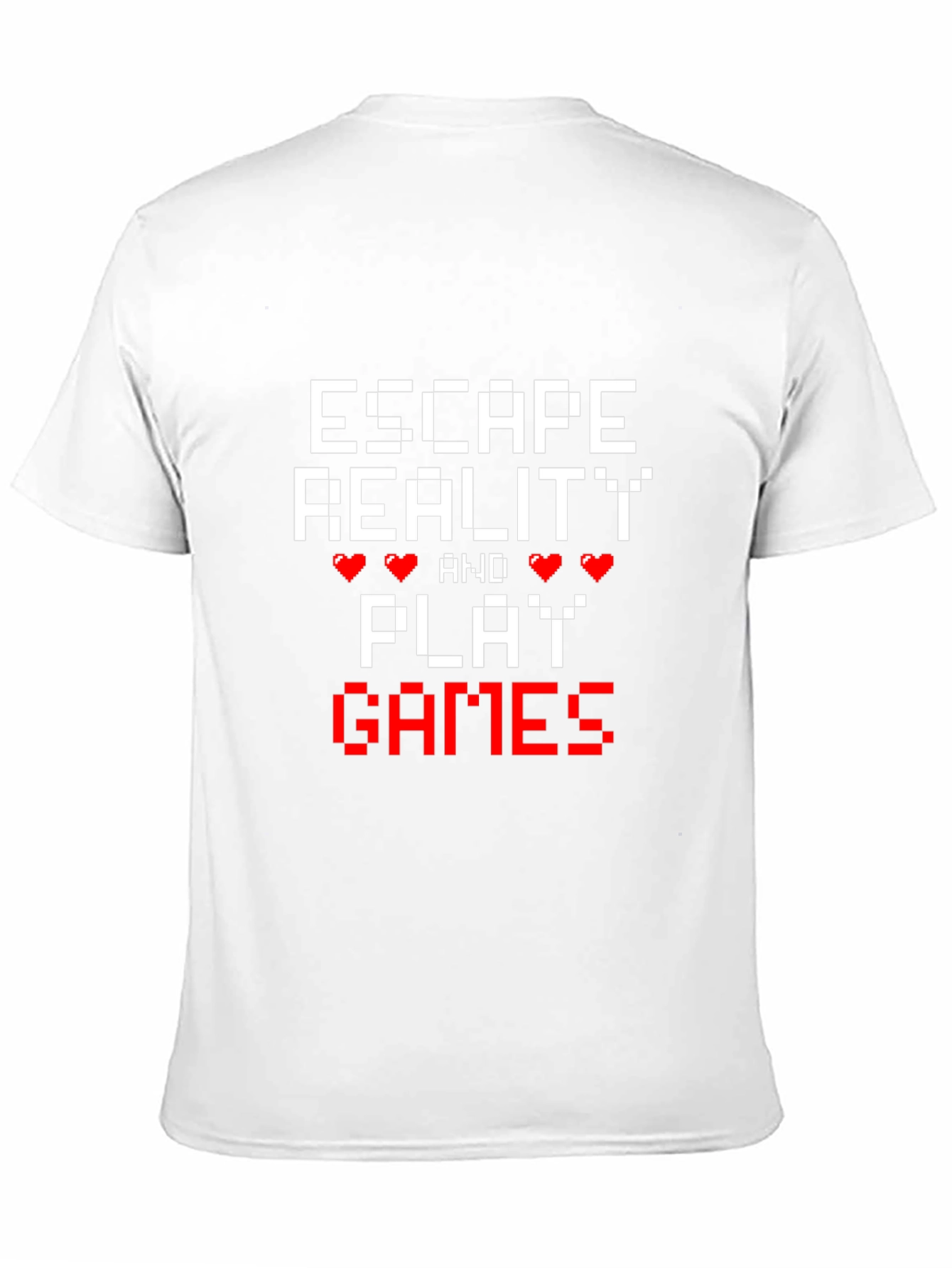 Black Escape Reality T-Shirt - Gamer Pixel Graphic Tee view 11