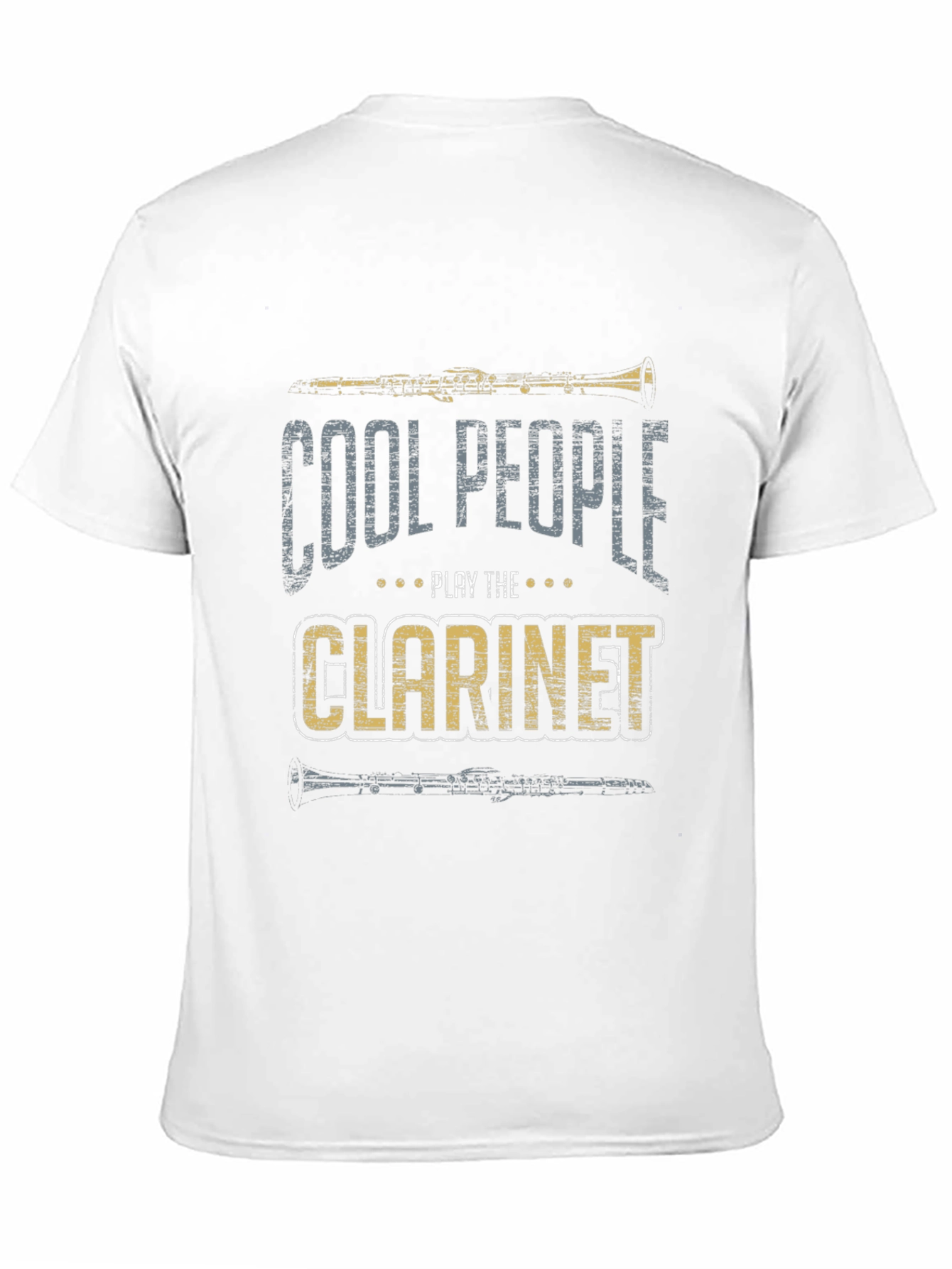 Black Cool People Play Clarinet Black T-Shirt view 11