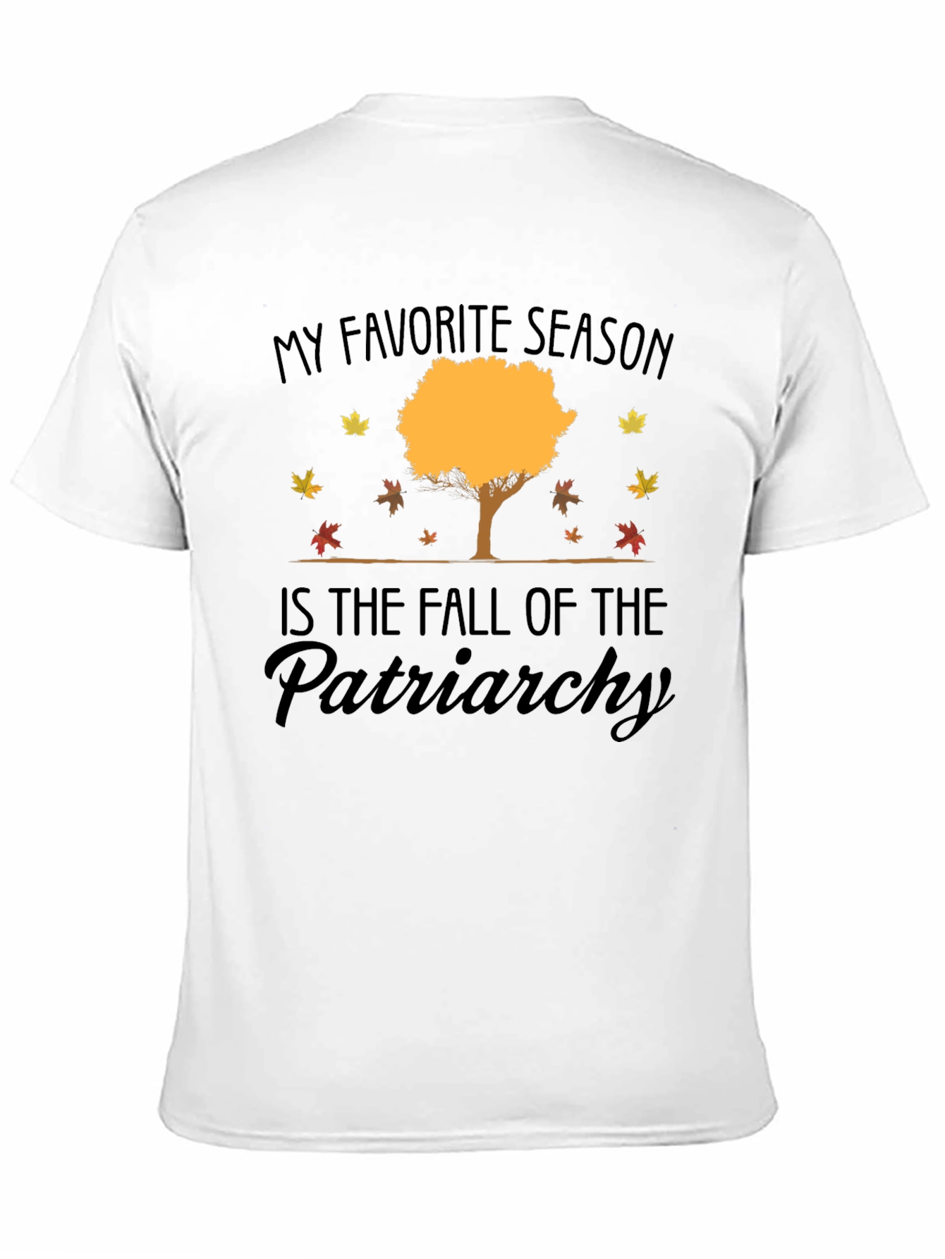 Black Fall of the Patriarchy Tee view 11