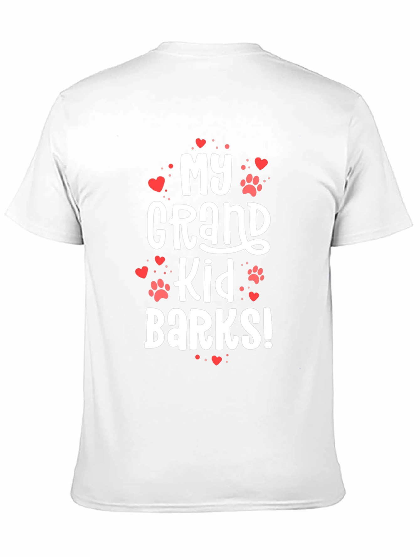 Black My Grand Kid Barks! Novelty Graphic Tee view 11