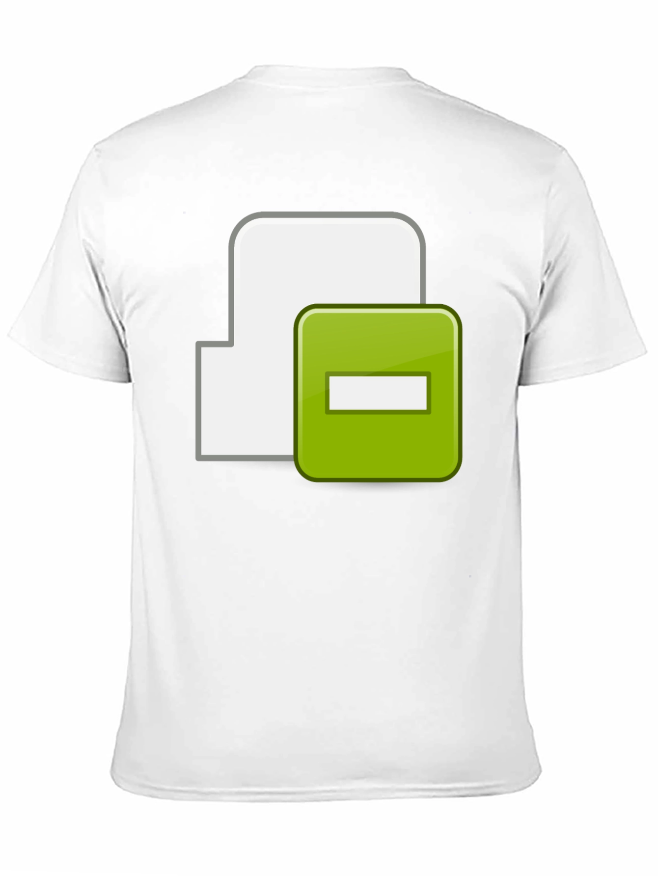 Black Black T-Shirt with Minus Sign Icon view 11