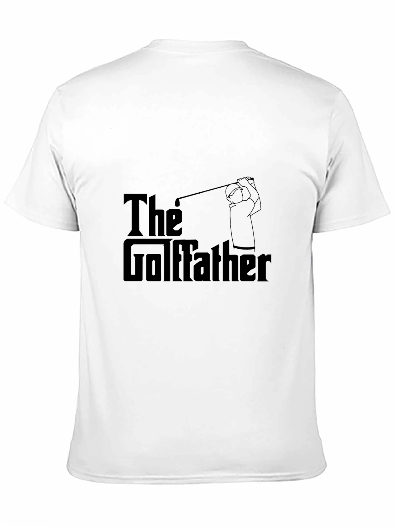 Black The Golfather T-Shirt - Golfing Humor Tee view 11