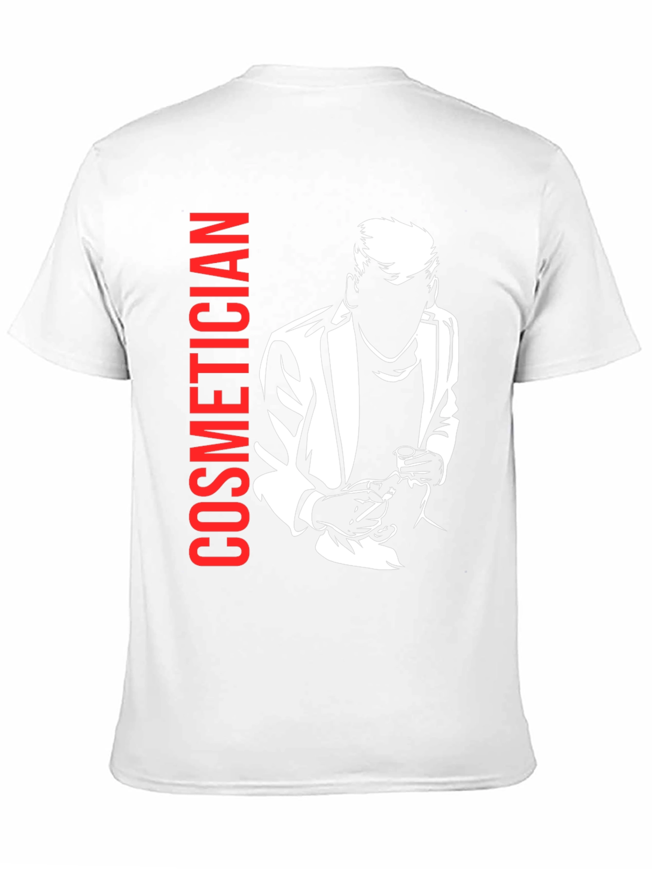 Black Cosmetician Graphic T-Shirt - Unisex Style view 11