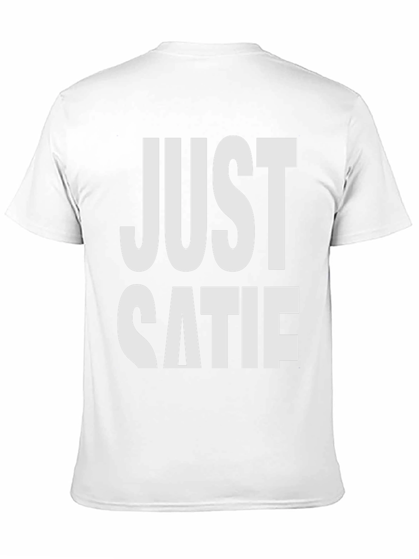 Black Just Katie Funny Novelty T-Shirt view 11