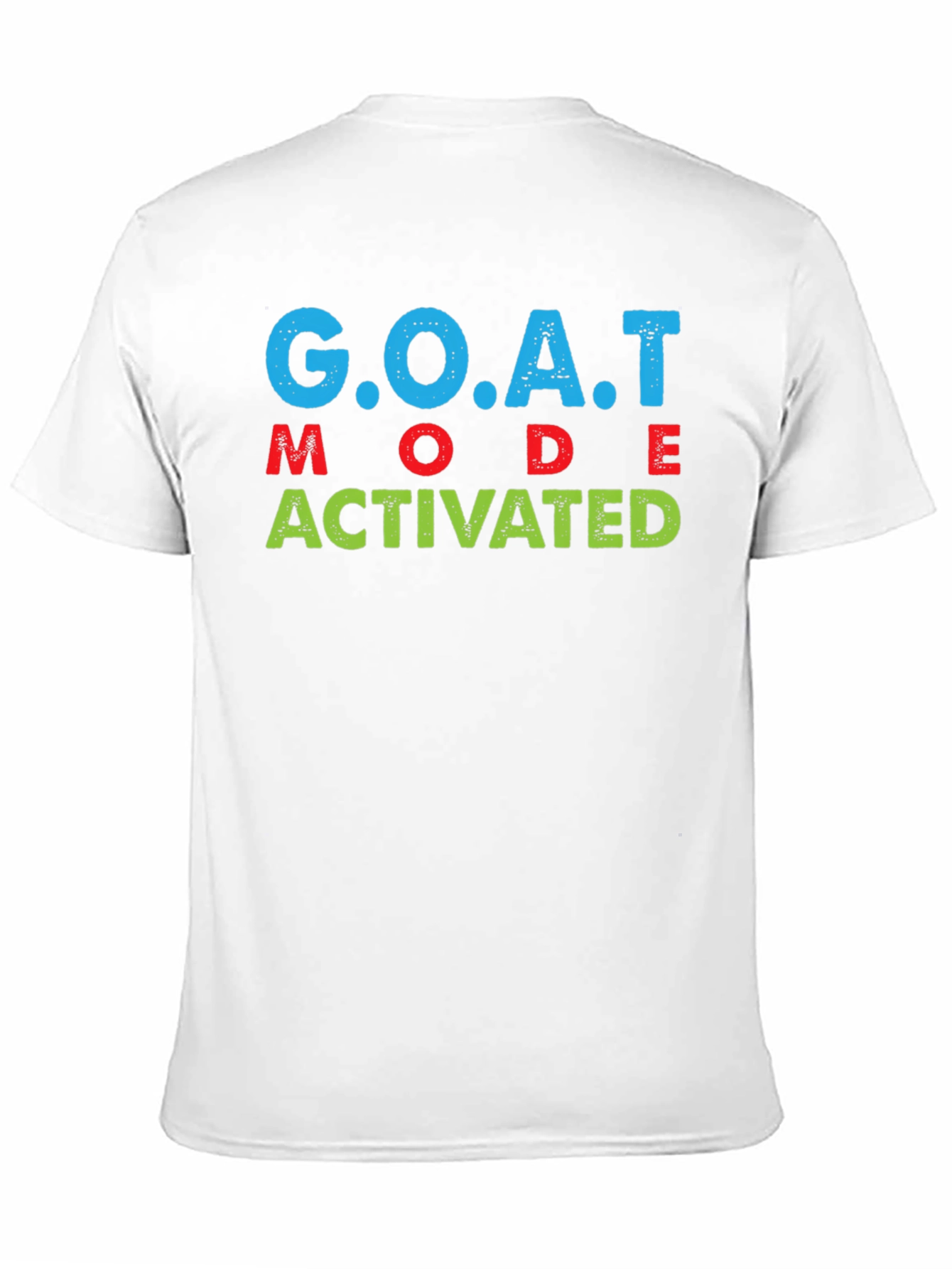 Black GOAT Mode Activated Graphic Tee view 11