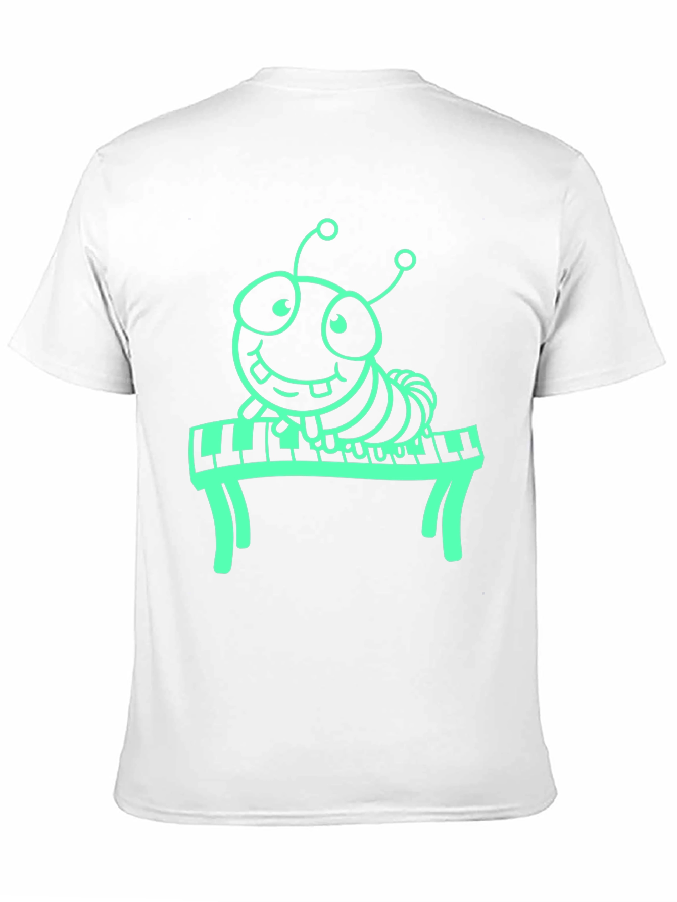 Black Piano Bug Black Tee view 11