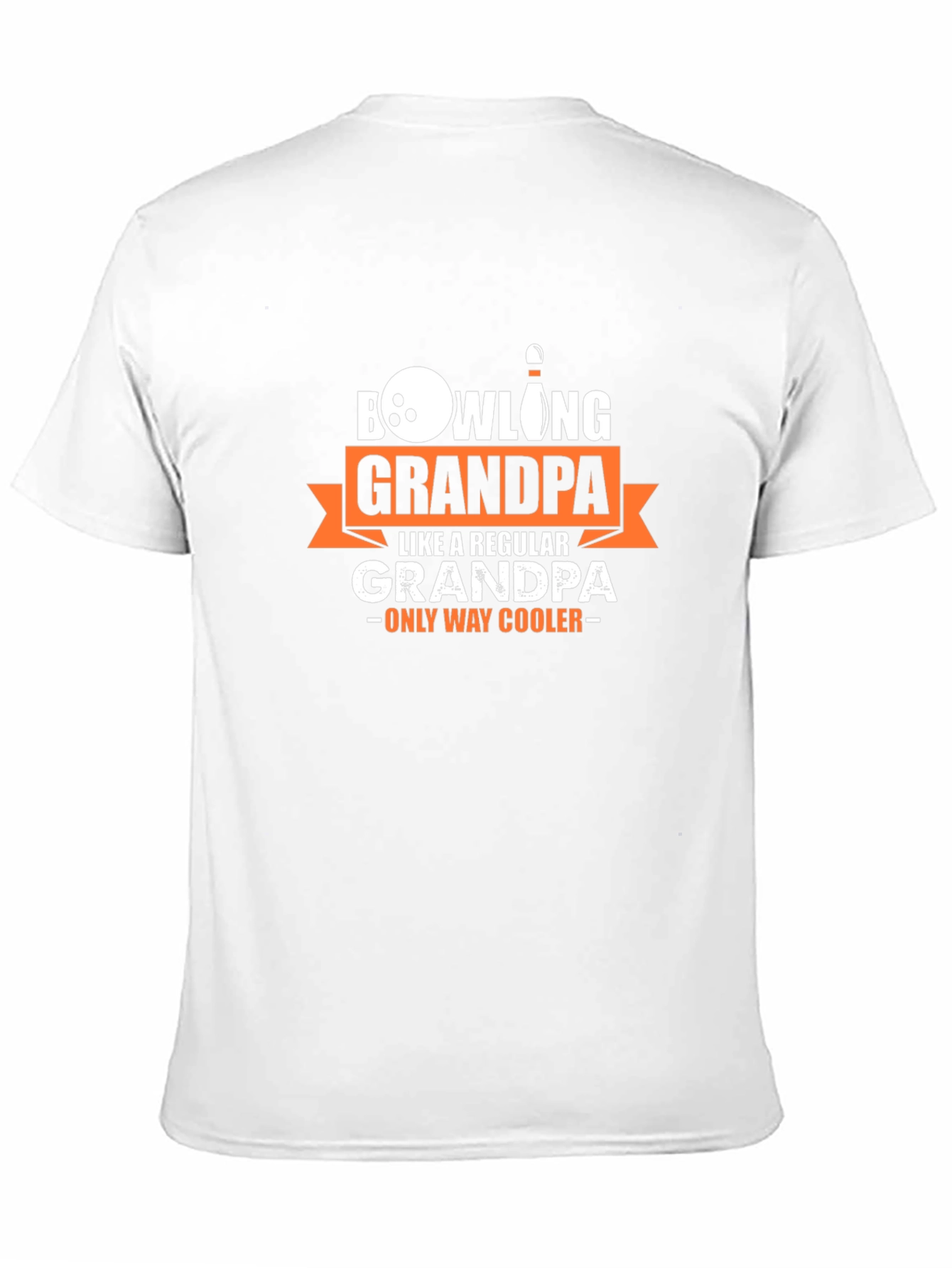 Black Bowling Grandpa T-Shirt - Cool Grandpa Graphic Tee view 11