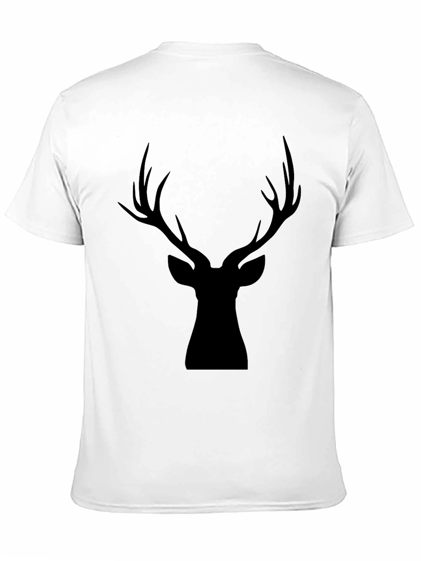 Black Black Deer Silhouette Graphic Tee view 11