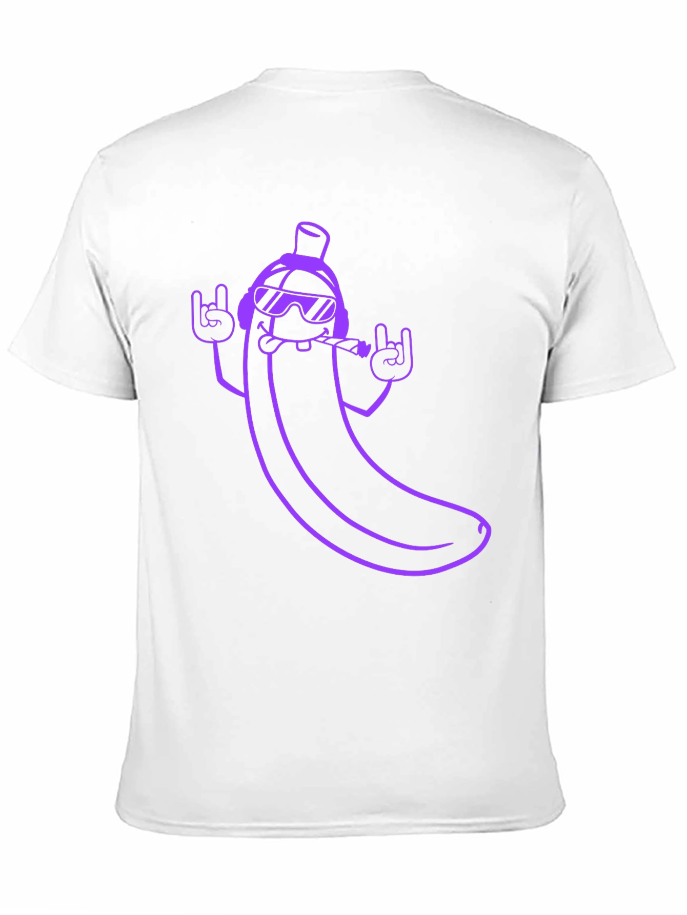 Black Cool Banana Graphic T-Shirt - Rock On Style! view 11
