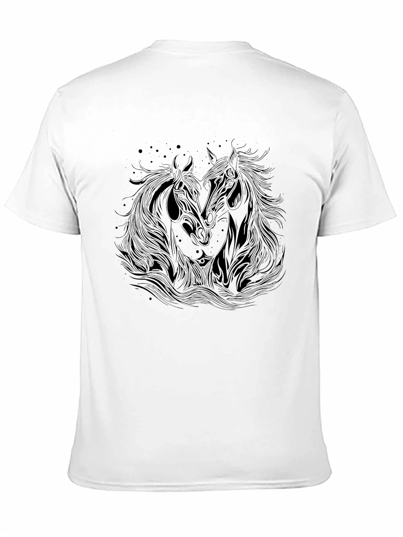 Black Black Horse Graphic T-Shirt view 11