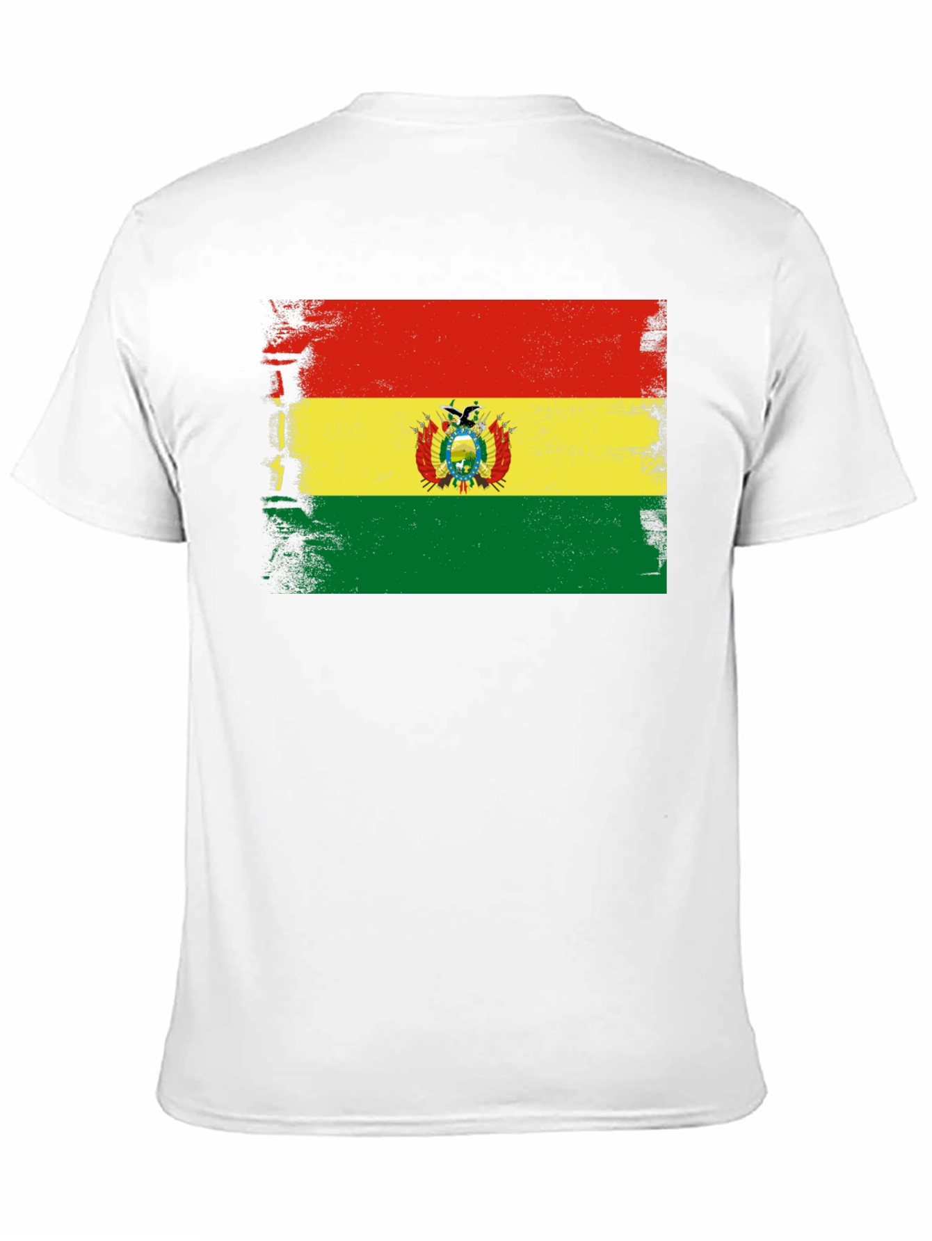 Bolivia Flag T-Shirt - Distressed Bolivian Pride Tee - 11