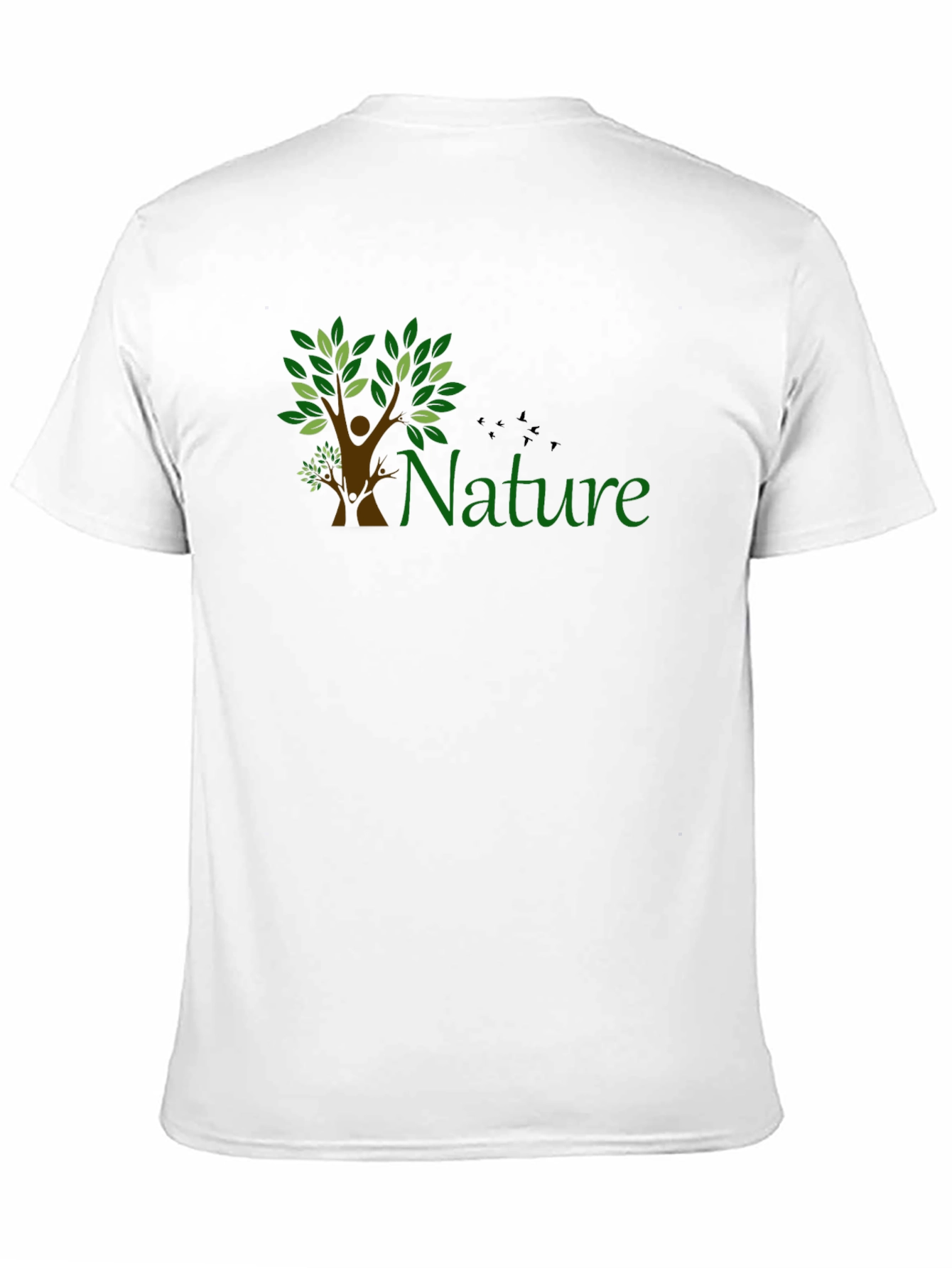 Black Nature Graphic Tee - Eco-Friendly Design view 11