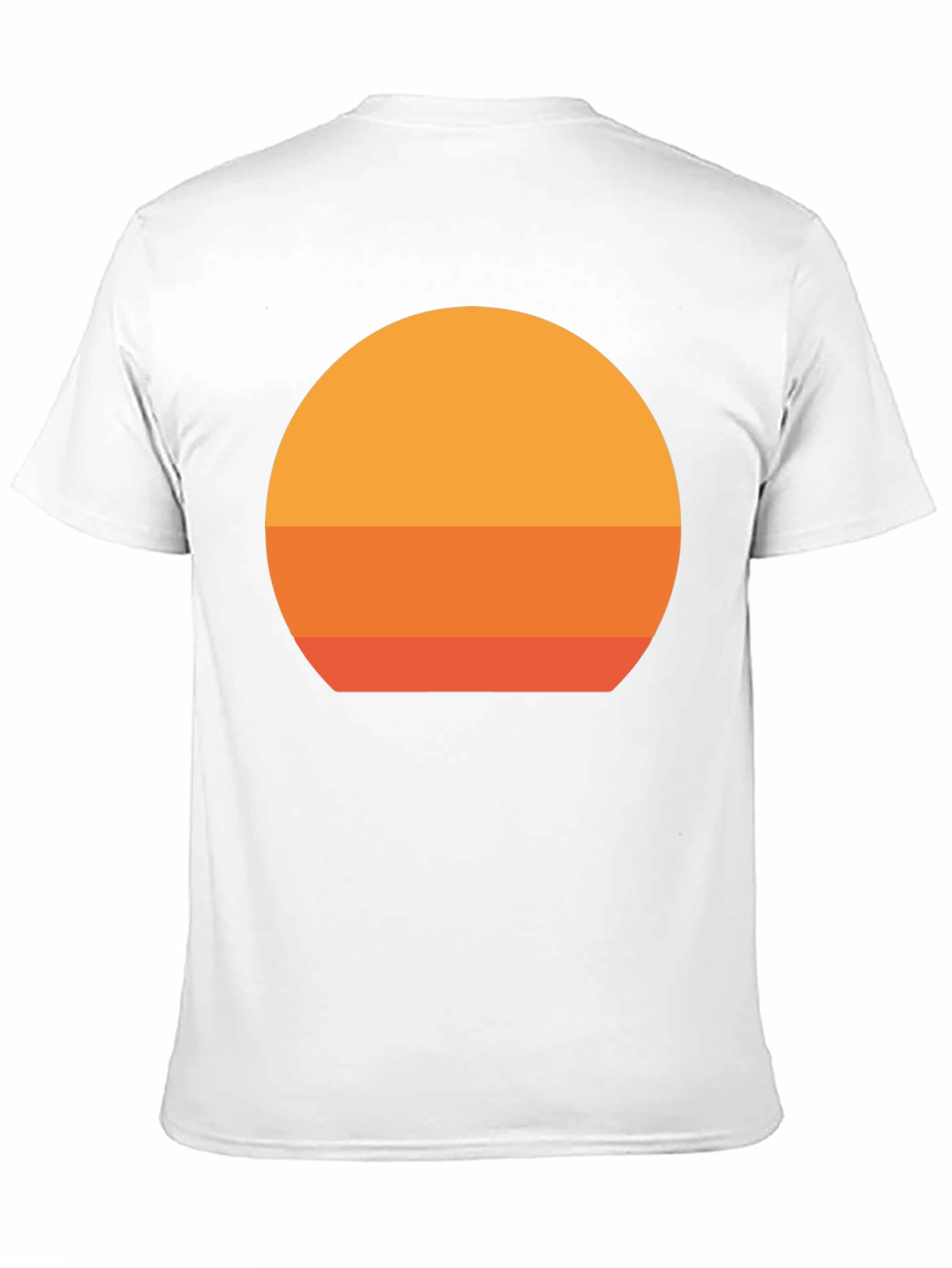 Black Retro Sunset Graphic Black T-Shirt view 11