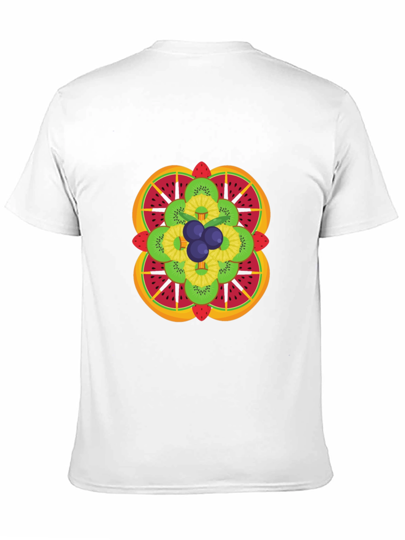 Black Fruit Mandala Graphic Tee - Stylish & Unique Design view 11