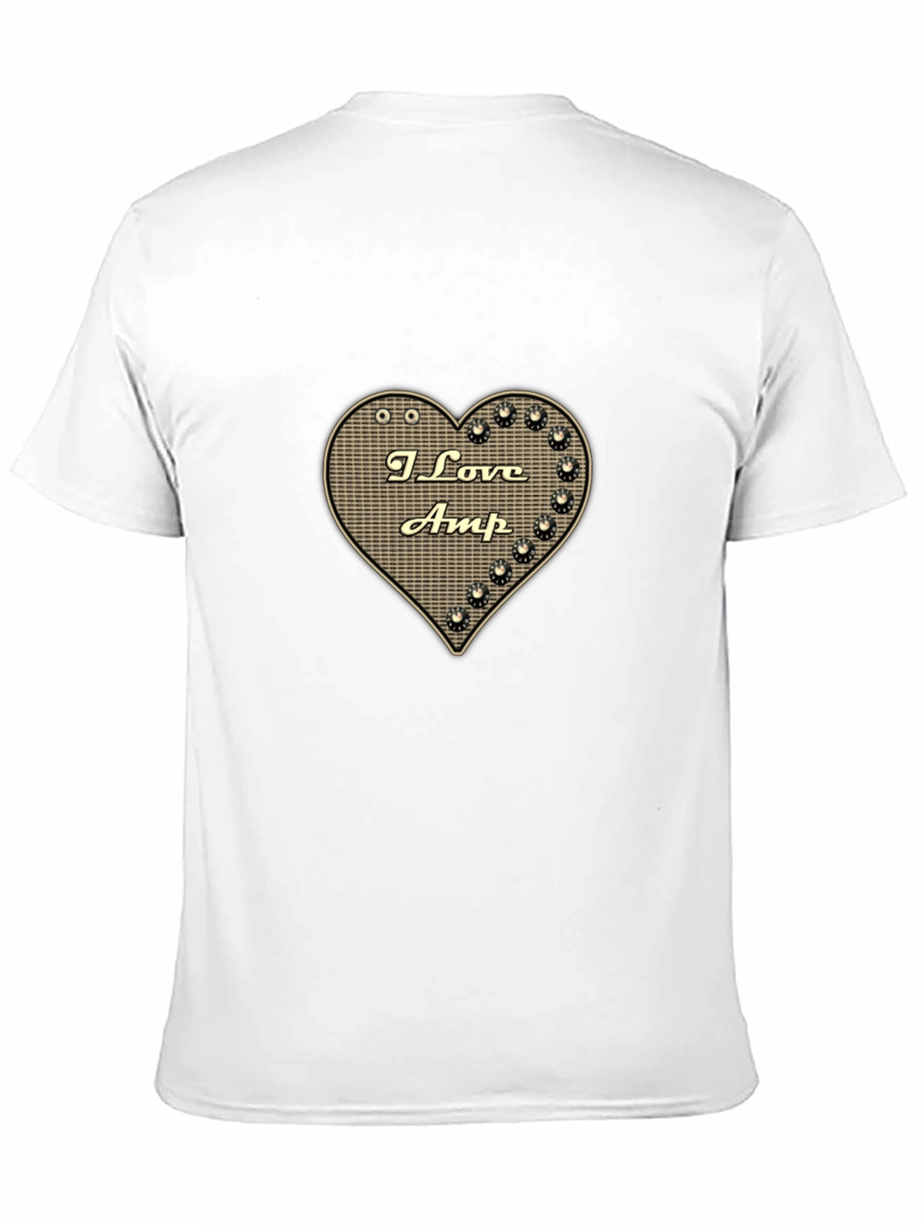 Black I Love Amp Heart Graphic T-Shirt view 11