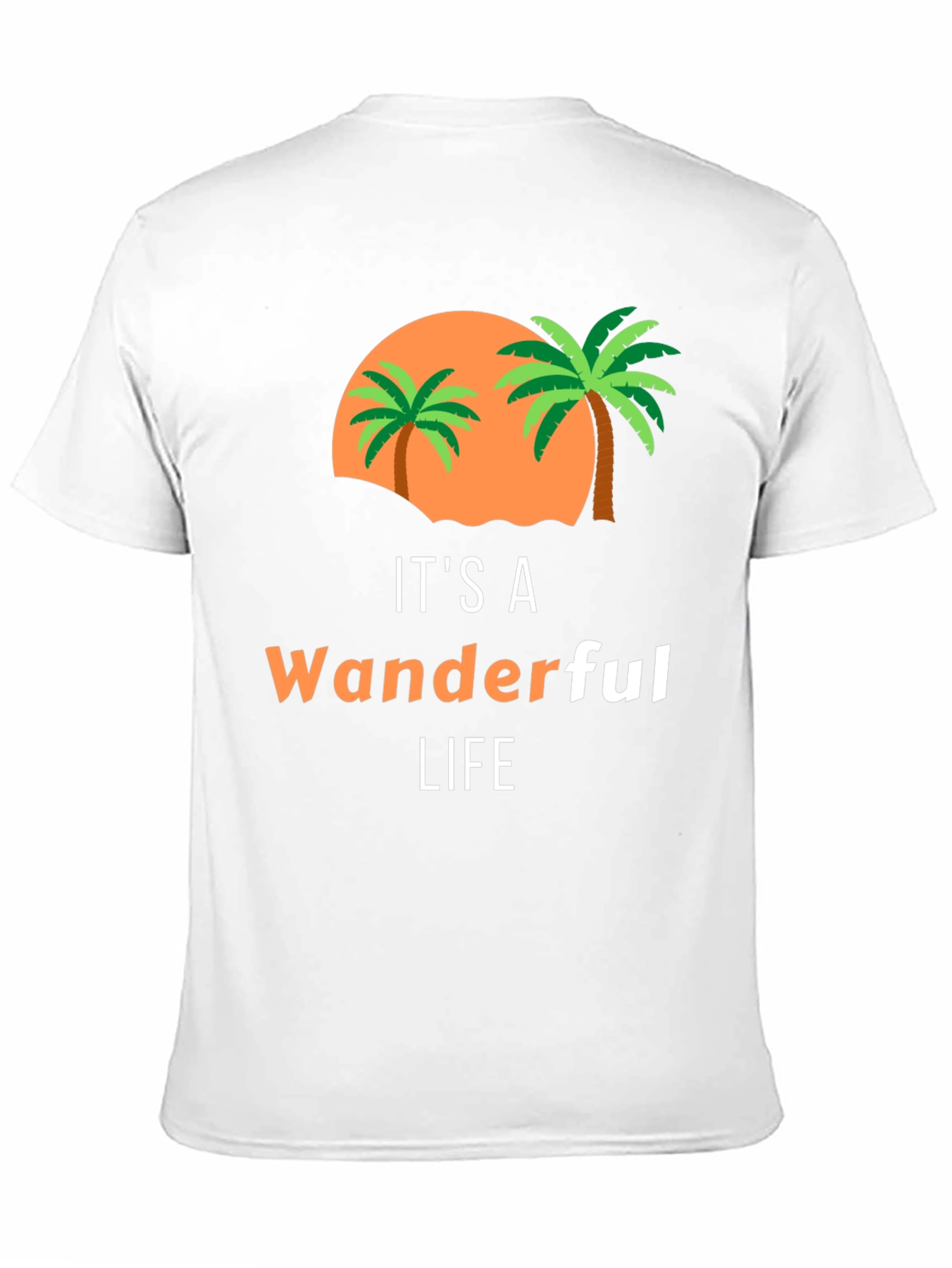 Black Wanderful Life Palm Tree Graphic Tee view 11