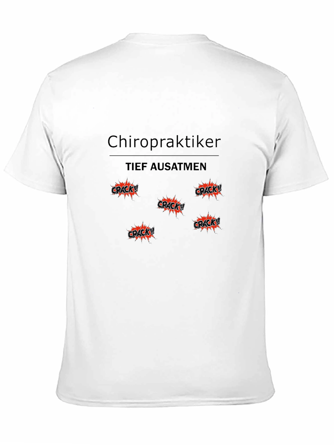 Black Chiropraktiker Crack! T-Shirt view 11