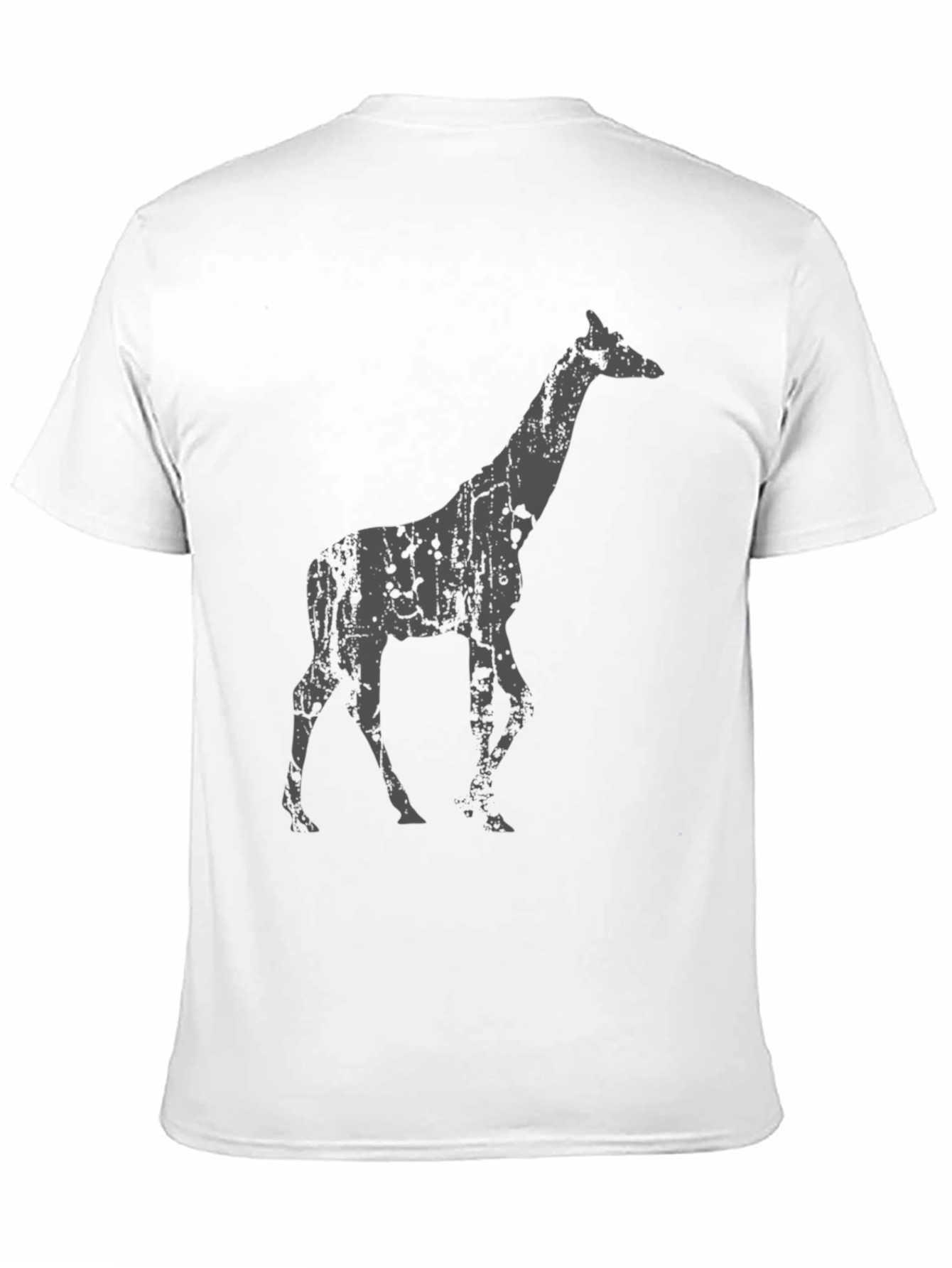 Black Giraffe Graphic Black T-Shirt view 11