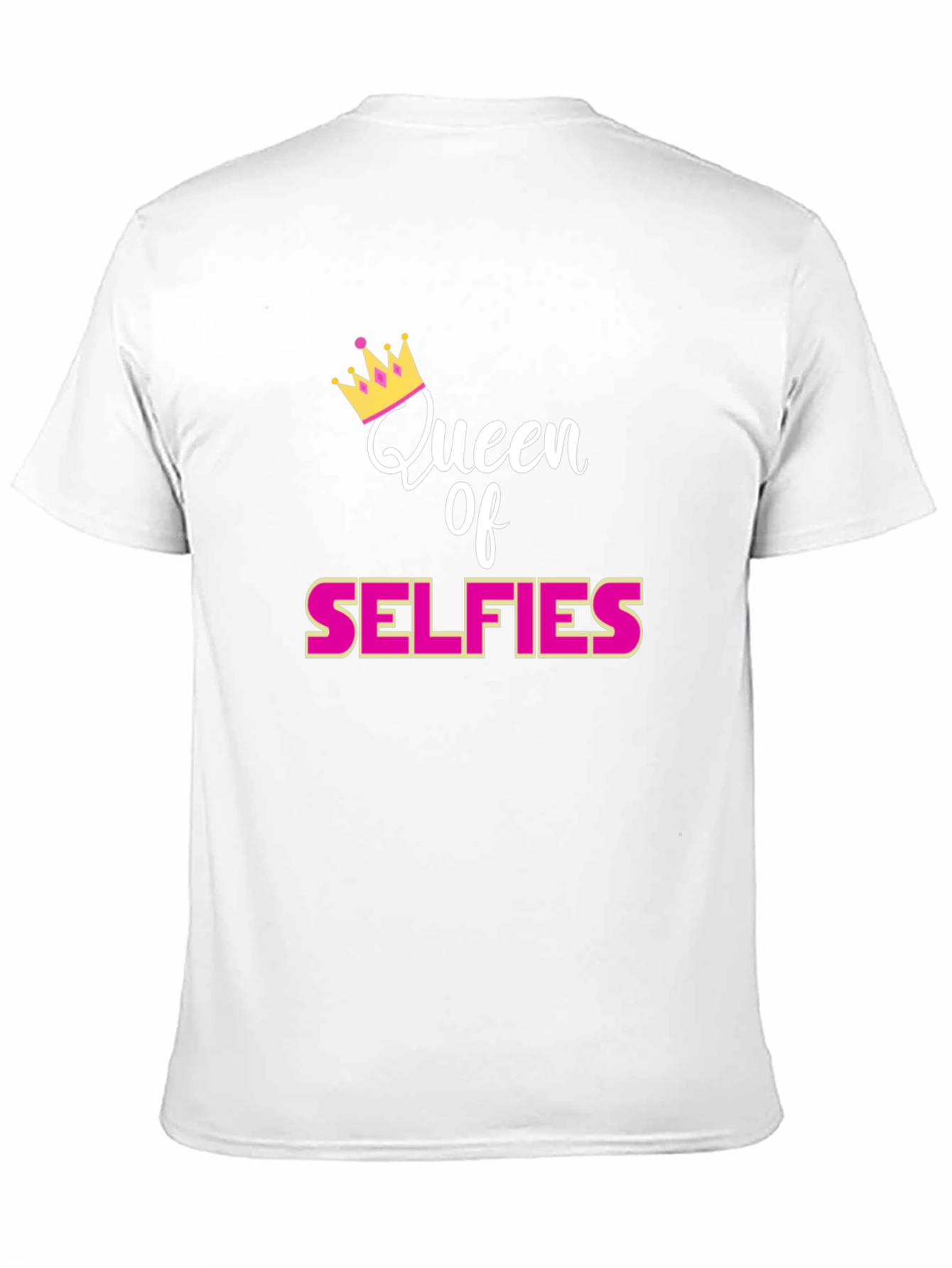 Black Queen of Selfies Black T-Shirt view 11