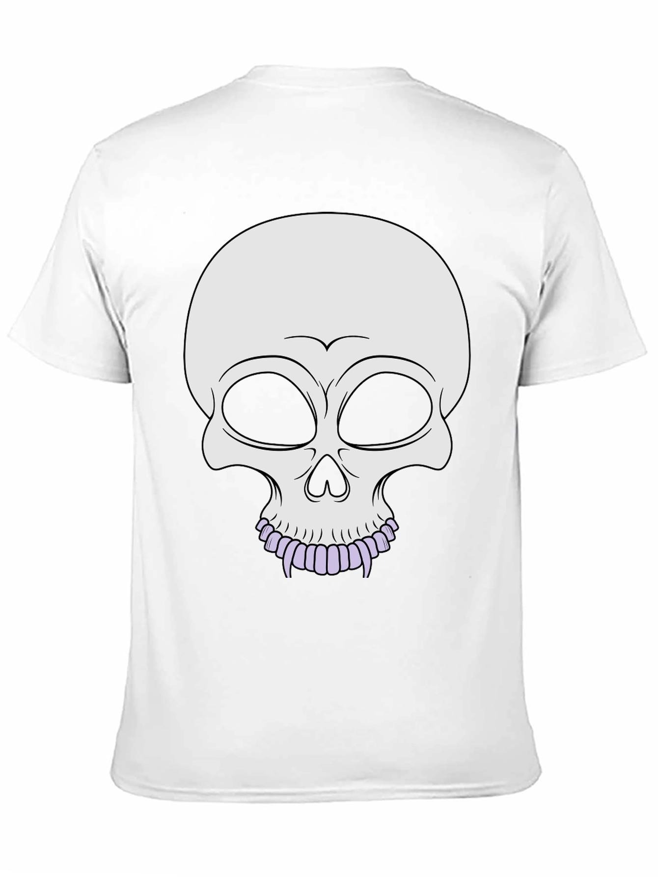 Black Skull Graphic Tee - Stylish Halloween Apparel view 11