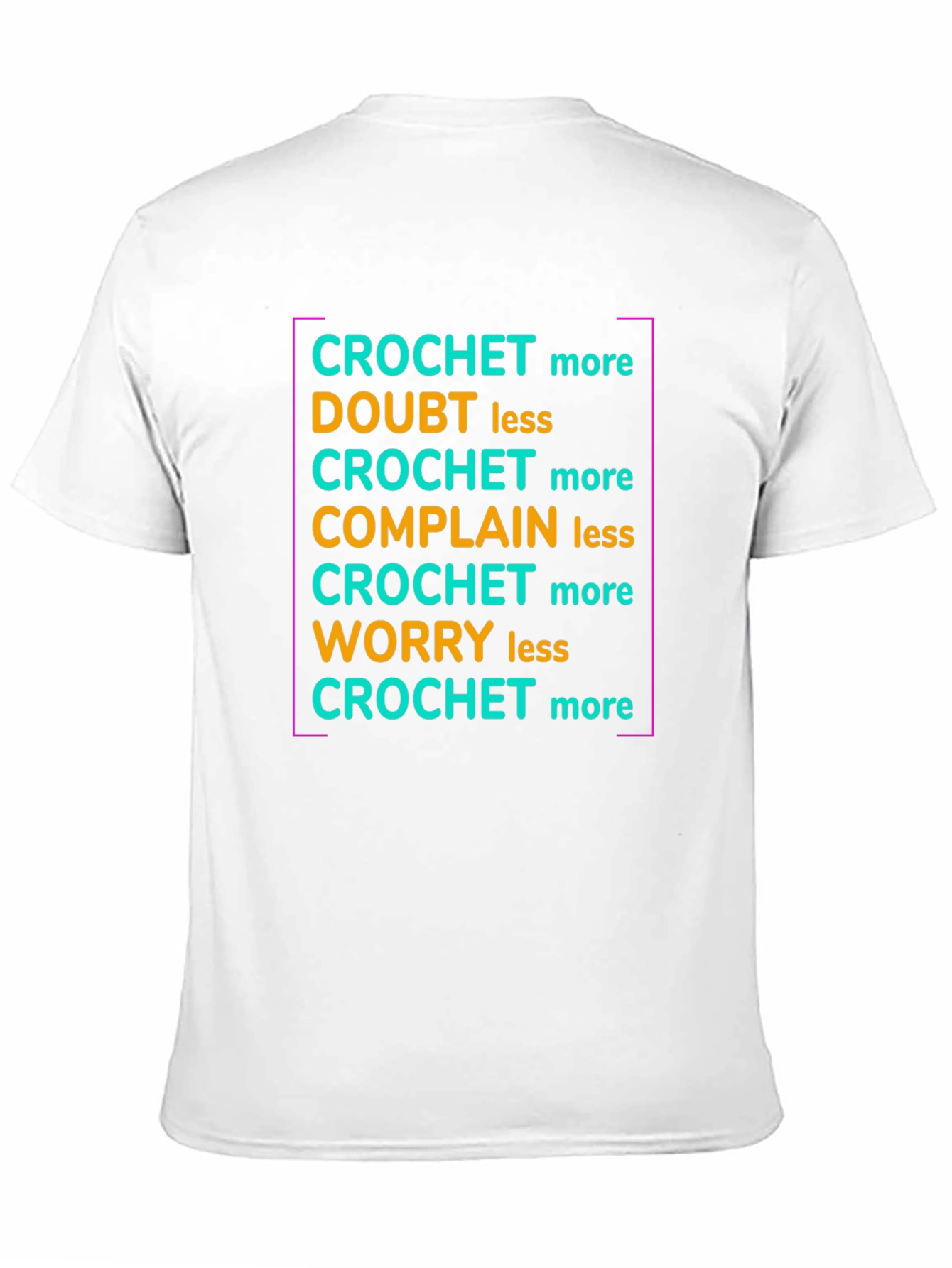 Black Crochet More T-Shirt - Hobby Apparel view 11